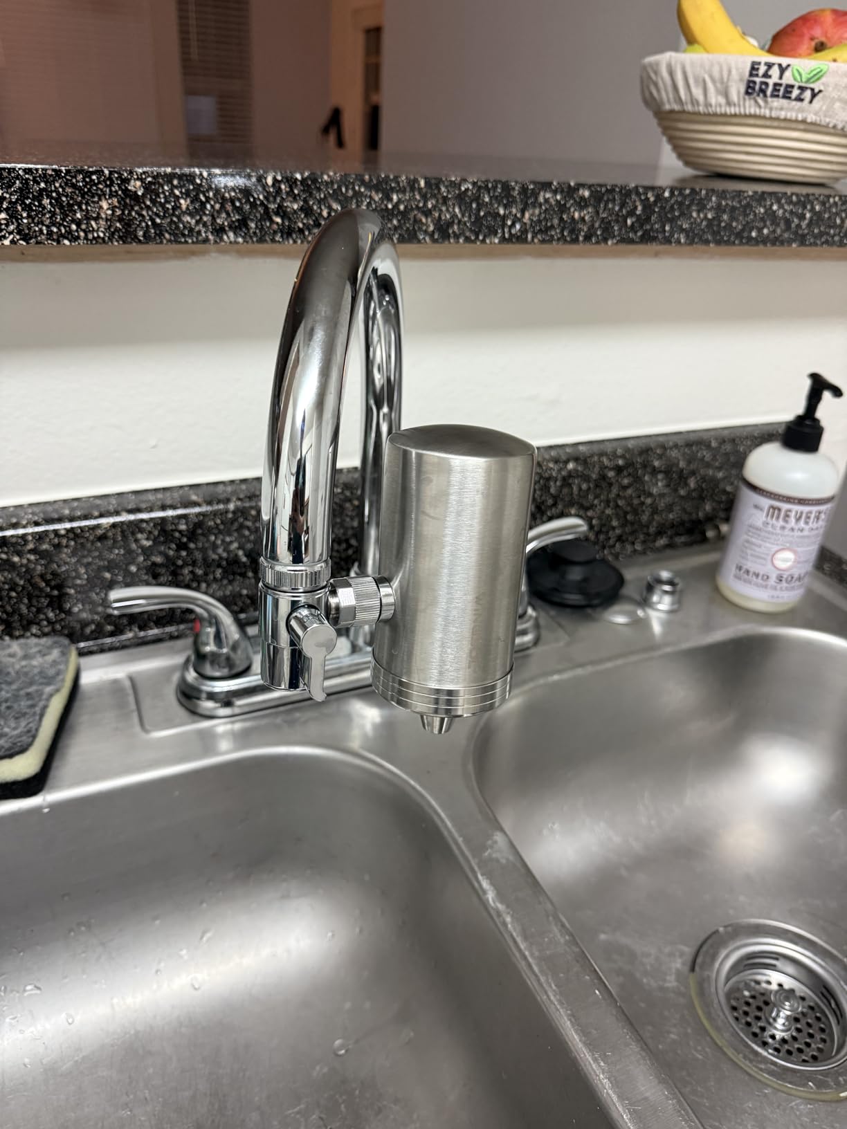 WINGSOL Stainless Steel Water Filter for Sink Faucet, NSF/ANSI 42&53, 360° Rotating Tap Purifier Reduces PFAS, Lead, Chlorine & Microplastics, 350 Gallons Long-Lasting for Kitchen & Bathroom customer photo 2
