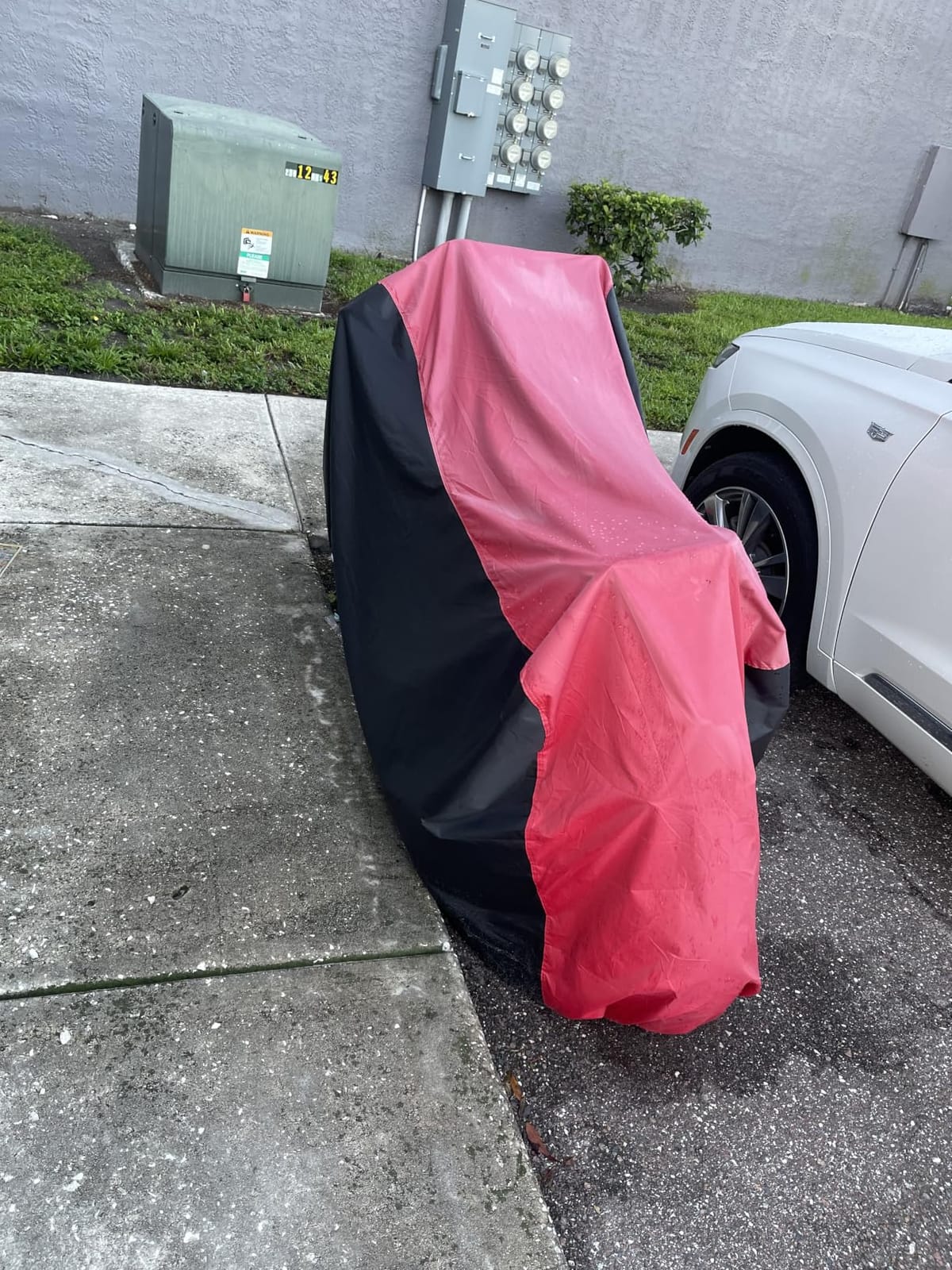 NEVERLAND Motorcycle Cover Waterproof Outdoor Heavy Duty with 2 Lock-Holes customer photo 2