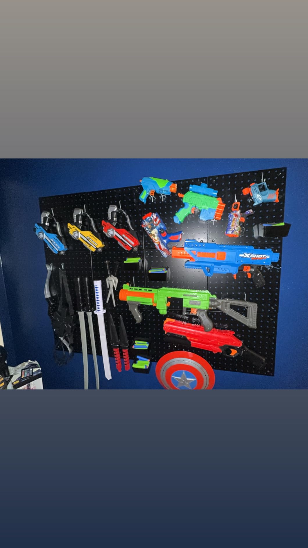 INCLY 278PCS Pegboard Accessories Organizer Kit with Peg Borad Hooks & Bins customer photo 1