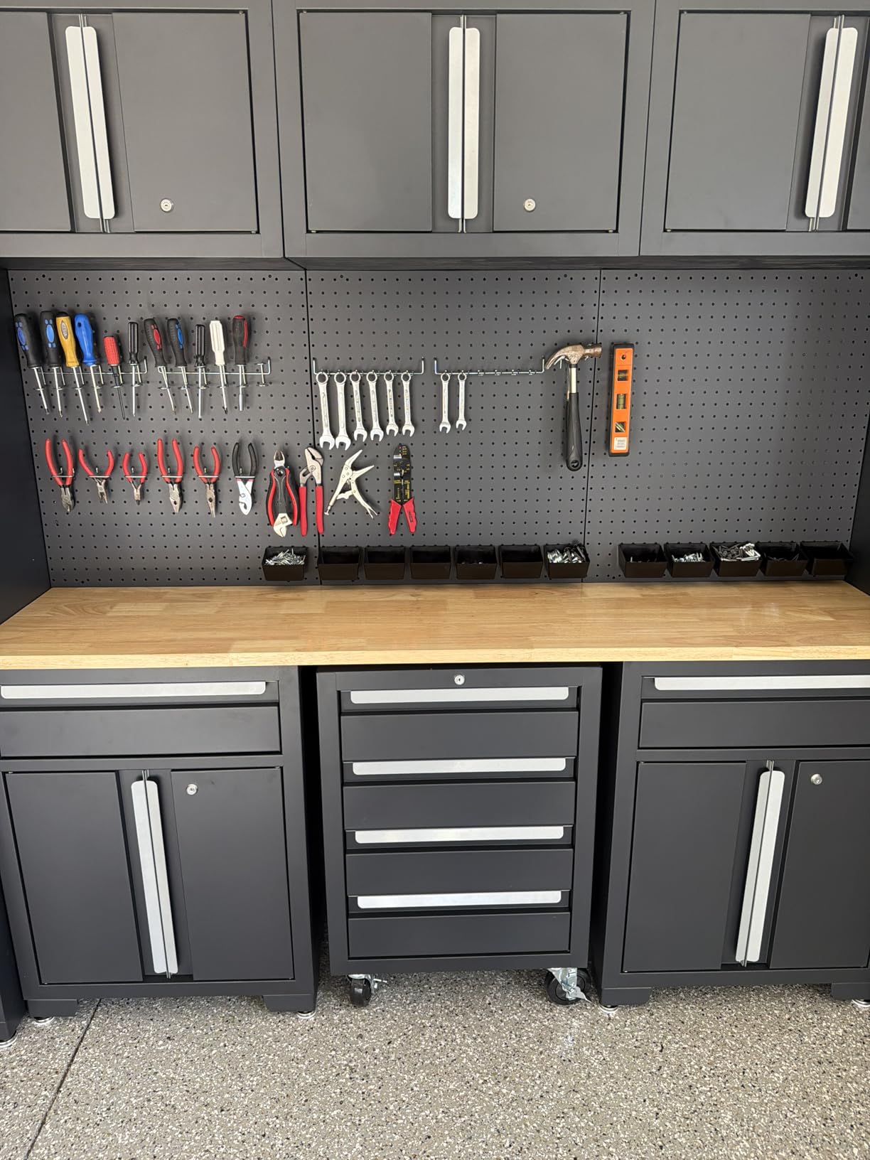 INCLY 278PCS Pegboard Accessories Organizer Kit with Peg Borad Hooks & Bins customer photo 2