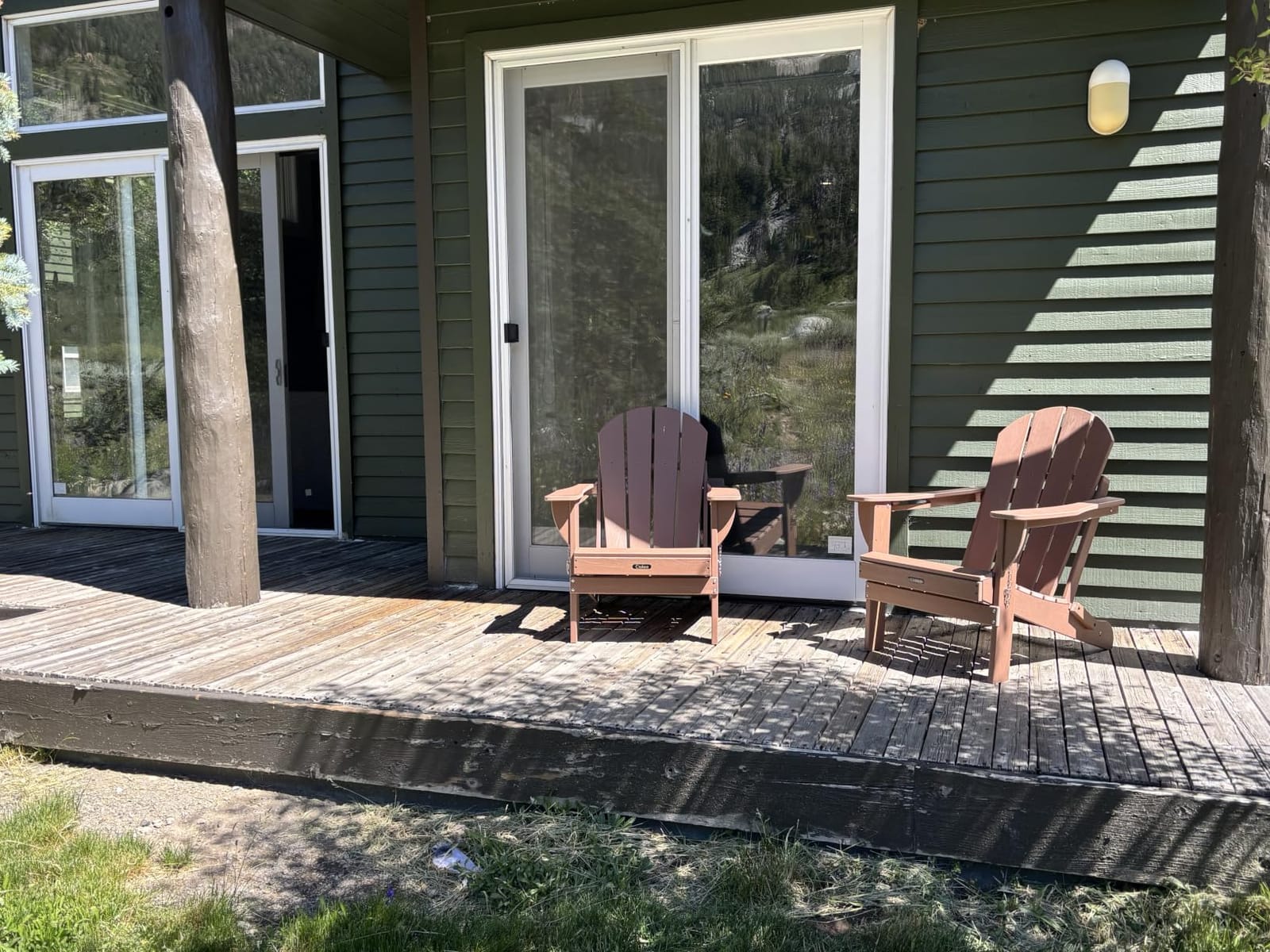 Ciokea Folding Adirondack Chair Wood Texture for Patio, Weather Resistant, Plastic Fire Pit Chair with Cup Holder, Lawn Chair for Outdoor Porch Garden Backyard Deck (Black) customer photo 2