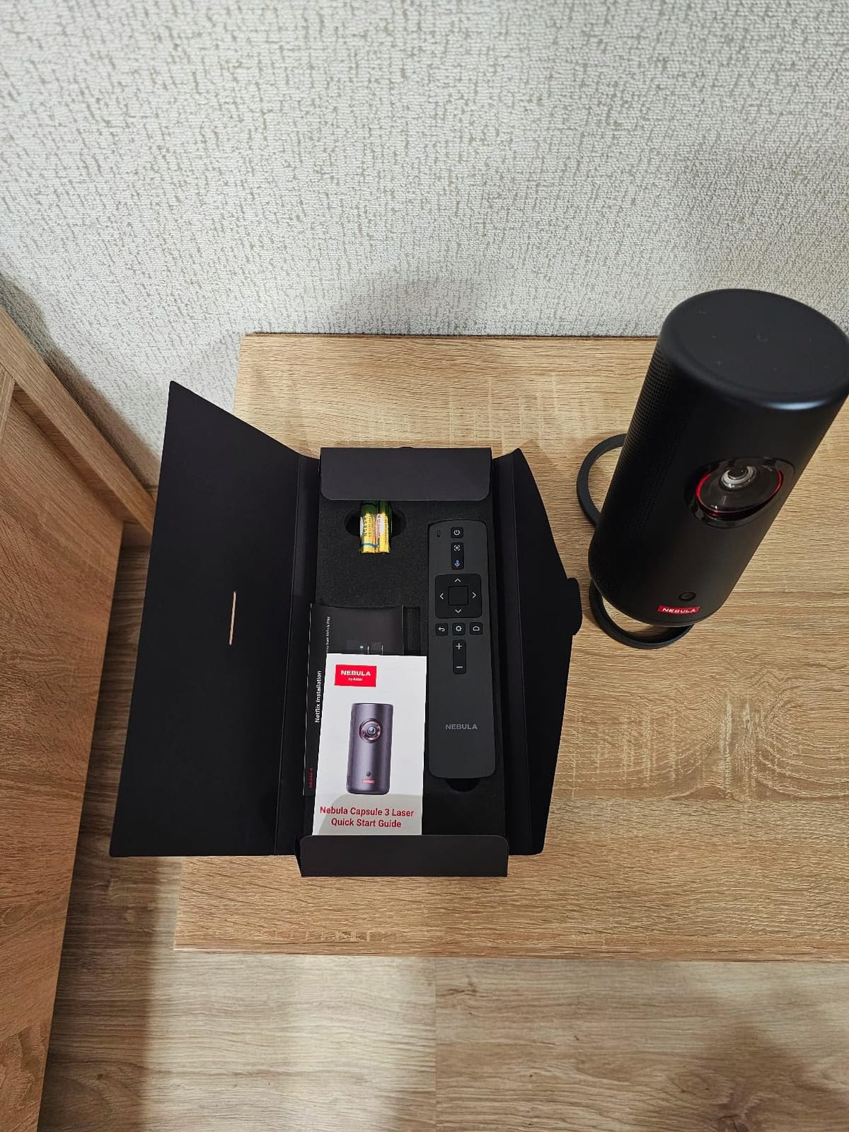 NEBULA Capsule 3 Laser Outdoor Portable Mini Smart TV Projector customer photo 2