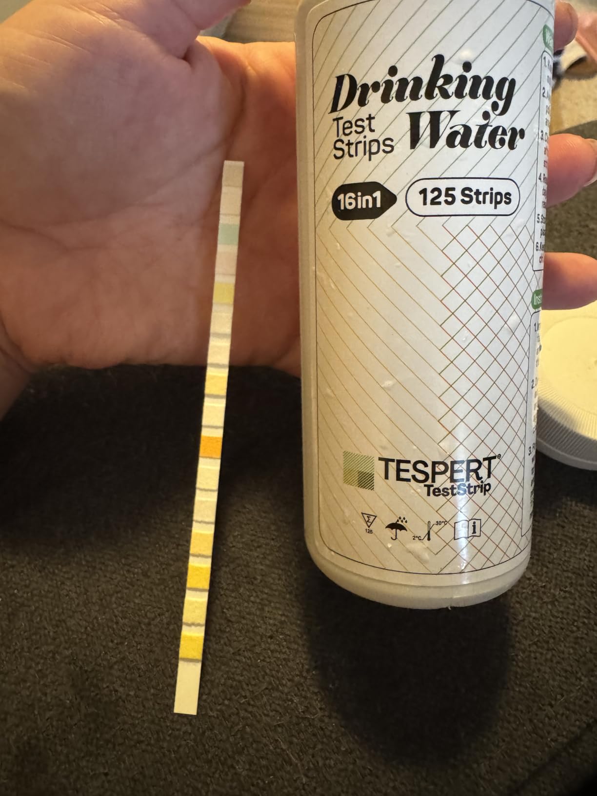 TESPERT 16in1 Water Test Kit 125ct, Lead Water Tester for Drinking Water customer photo 1