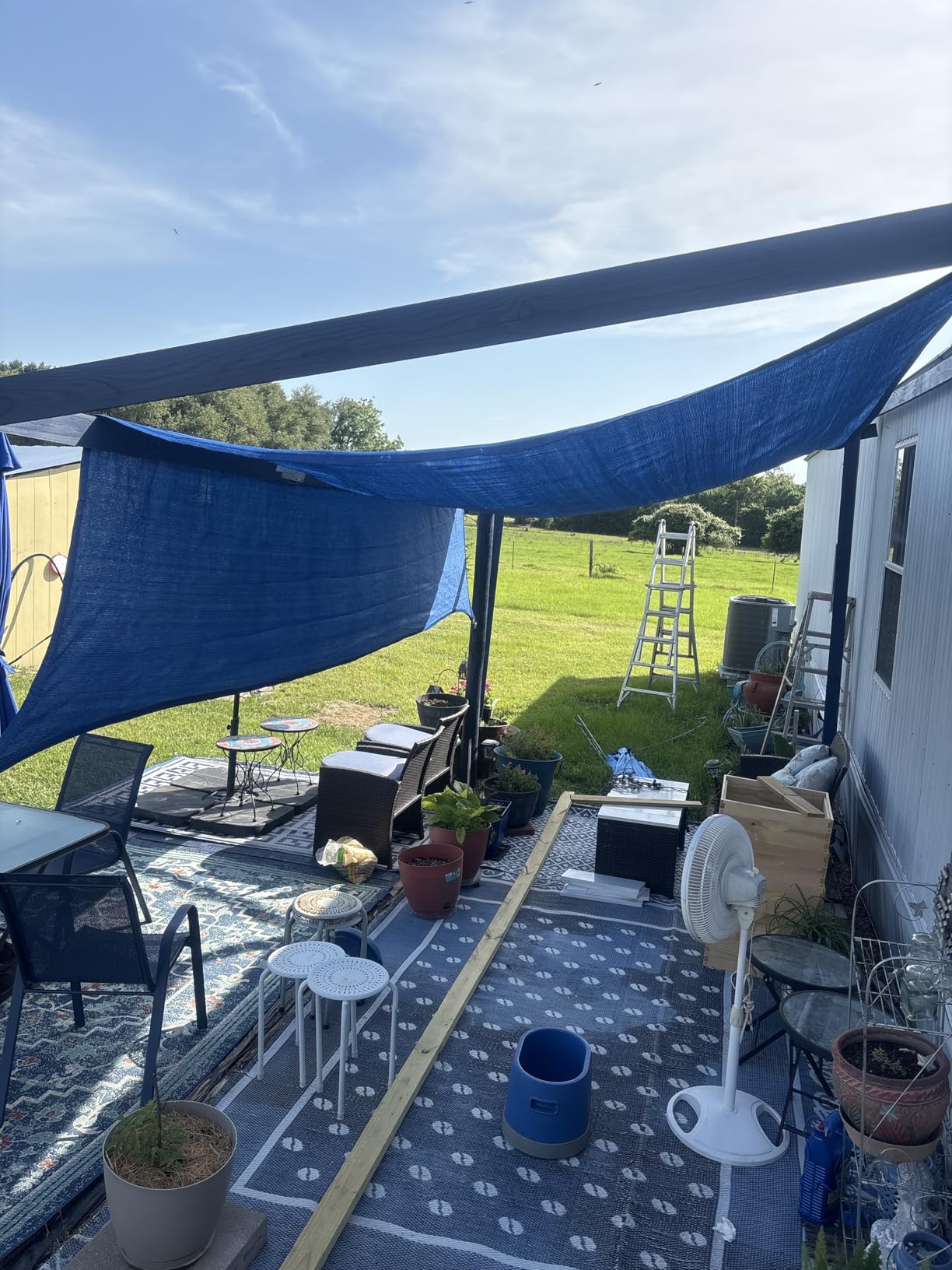 GORILLA GRIP Heavy Duty Sun Shade Sail for Outdoor Patio, 12x16 FT, Gray customer photo 1