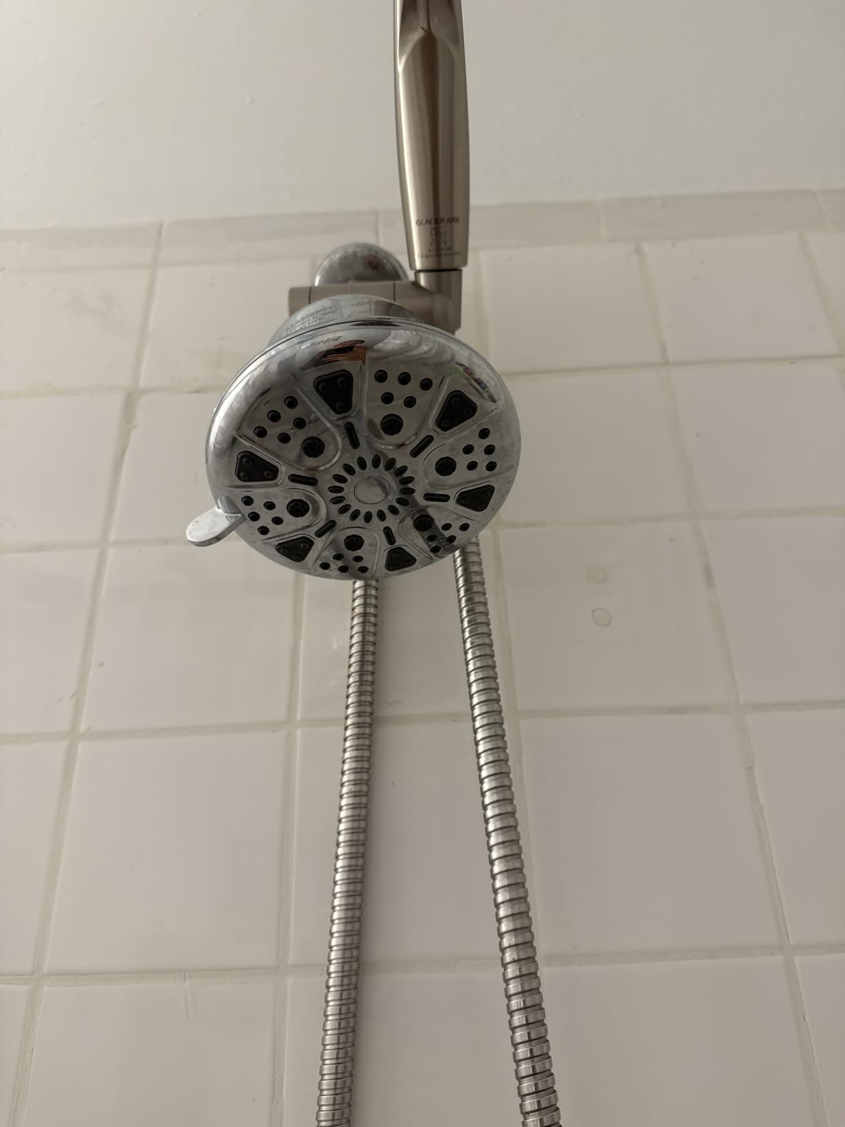 MakeFit Filtered Shower Head - High Pressure Shower Head with Filter for Hard Water Softener - 7 Settings Bathroom Rain Showerhead to Remove Chlorine and Heavy Metals (Chrome) customer photo 1