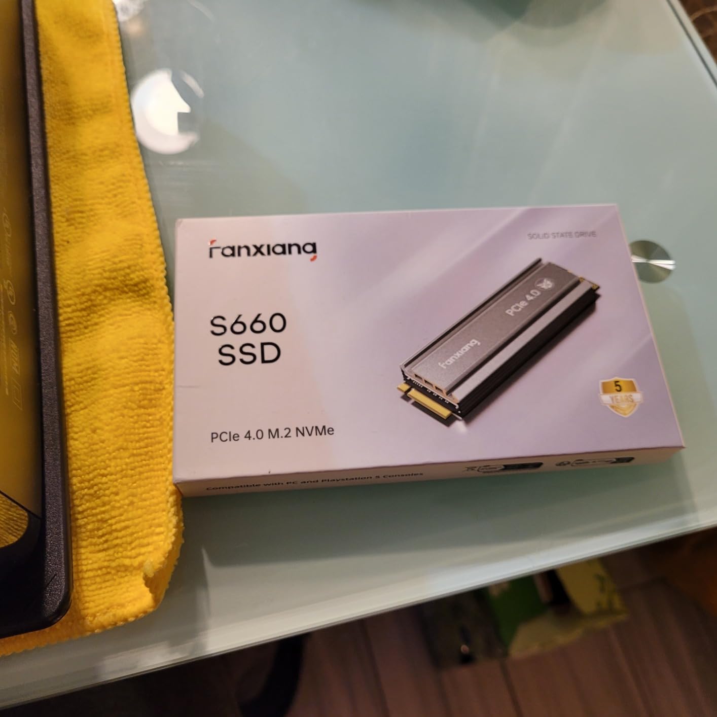 fanxiang S660 PCIe 4.0 1TB NVMe M.2 SSD for PS5 with Heatsink, Up to 5000MB/s, Internal Gaming SSD NAND SLC Cache Suitable for PS5 Enthusiasts, Technology Enthusiasts, IT Professionals customer photo 2