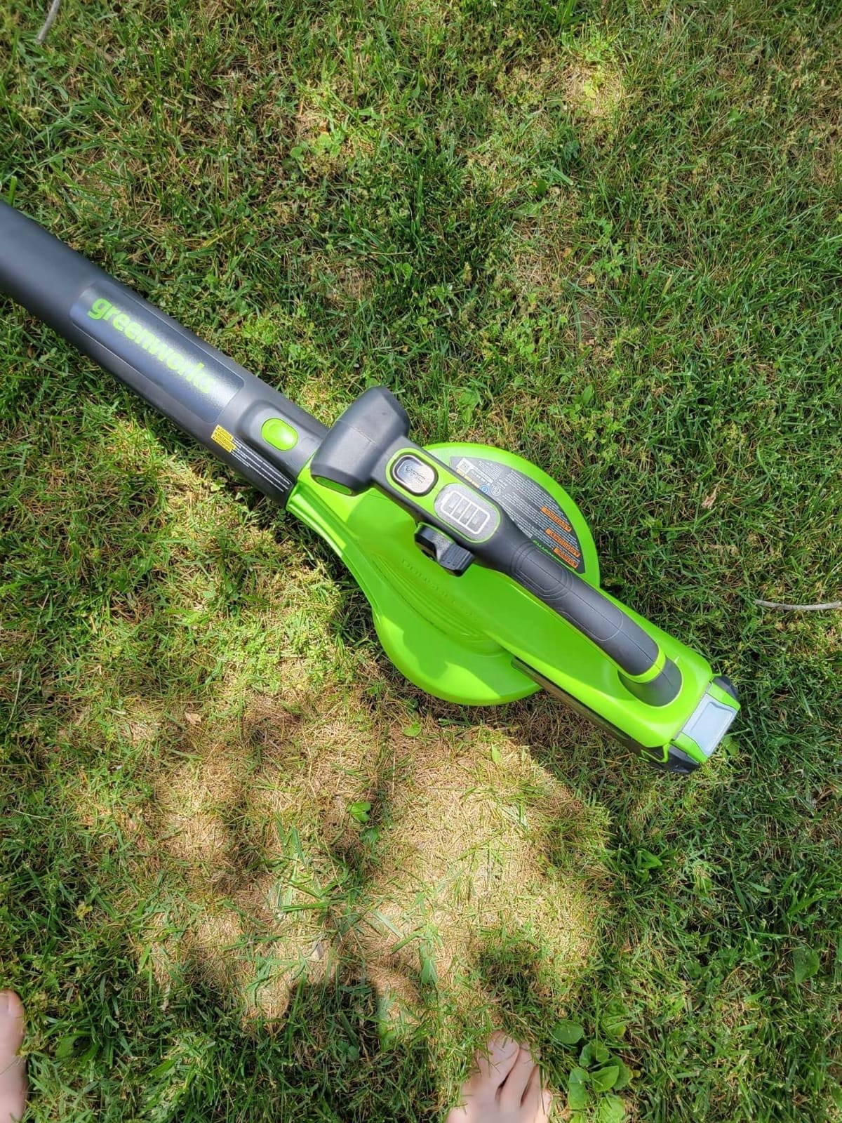 Greenworks 40V Leaf Blower / Vacuum, 505 CFM, 5.0 Ah Battery and Charger customer photo 2