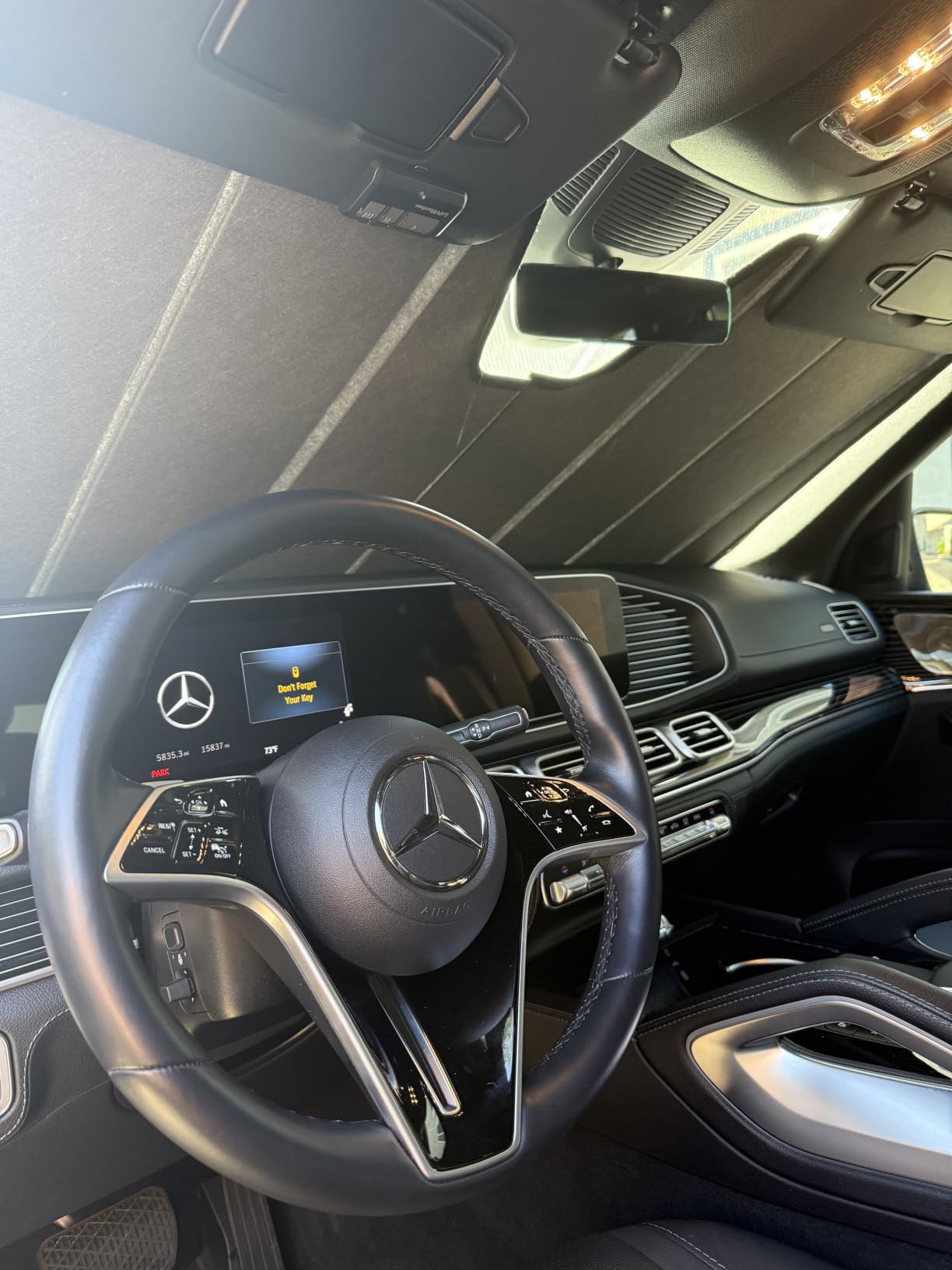 Pigenius Windshield Sunshade for Mercedes-Benz GLE/GLS SUV 2020-2026 Front Window Shade - AstraGuard customer photo 2