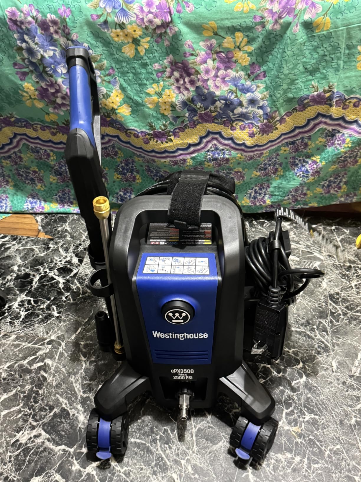 Westinghouse ePX3500 Electric Pressure Washer, 2500 Max PSI 1.76 Max GPM with Anti-Tipping Technology, Onboard Soap Tank, Pro-Style Steel Wand, 5-Nozzle Set, for Cars/Fences/Driveways/Home/Patios customer photo 1