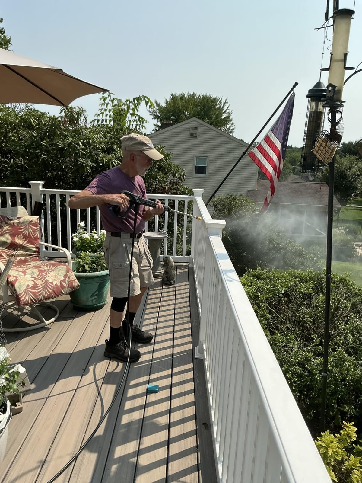Westinghouse ePX3100v Electric Pressure Washer, 2100 Max PSI 1.76 Max GPM, Built-in Carry Handle, Detachable Foam Cannon, Pro-Style Steel Wand, 3-Nozzle Set, for Cars/Fences/Driveways/Home/Patios customer photo 1
