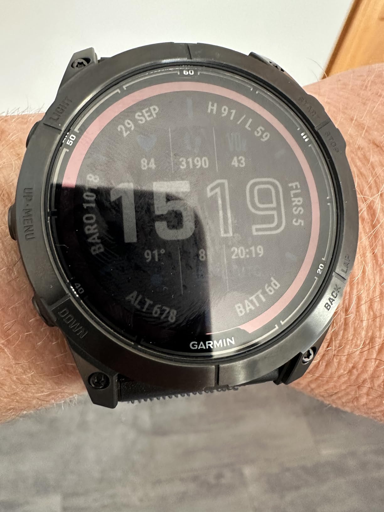 Garmin fēnix 7X Pro Sapphire Solar, Multisport GPS Smartwatch, Built-in Flashlight, Solar Charging Capability, Black customer photo 2