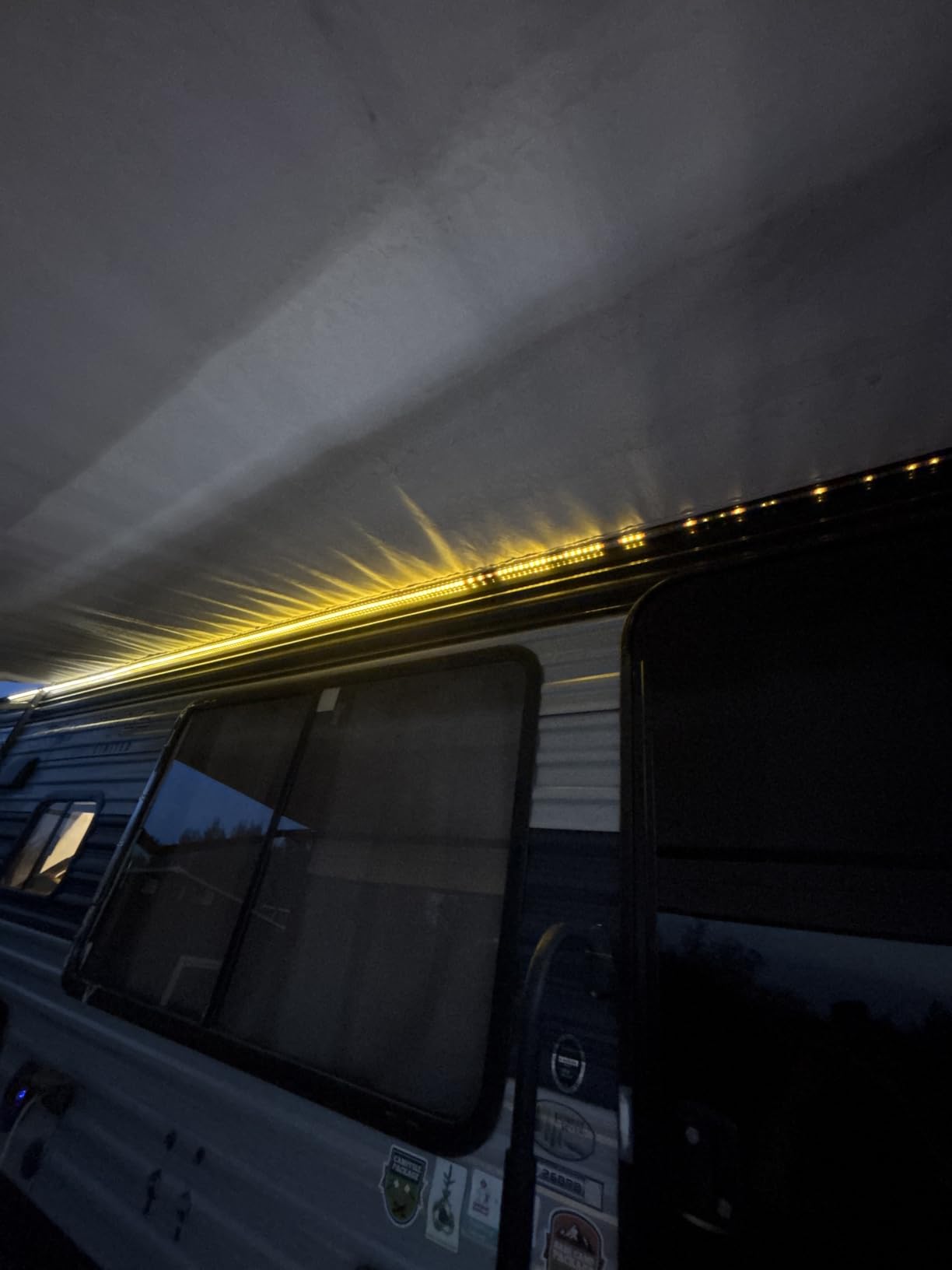 Waterproof RV Underglow Led Light Kit,12V 16.4FT Awning LED Light Strip customer photo 1