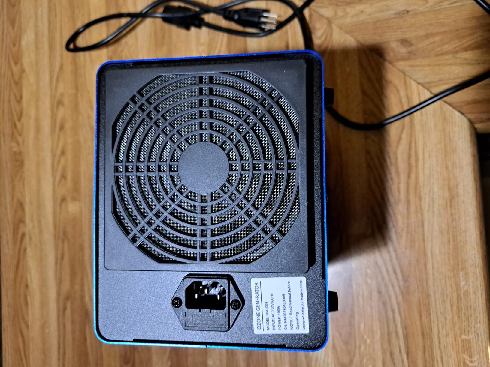 ONAMOR Ozone Generator 83,000mg - Ozone Machine for Home, Smoke, Car, and Pet Room. (Suitable for Area of 6,000 Square Feet) - Gray customer photo 1