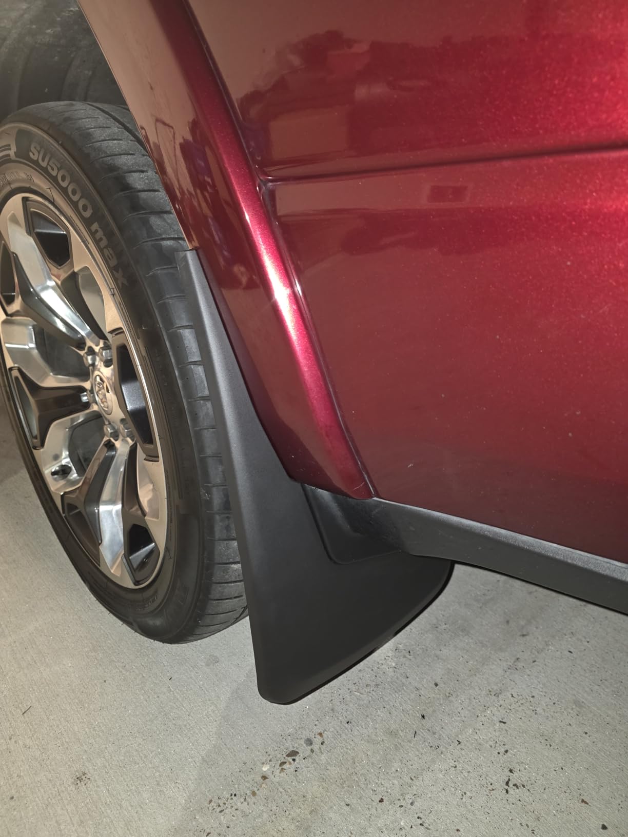 Kiwi Master No Drill Mud Flaps for 2009-2018 Ram 1500/2500/3500 with Fender customer photo 1
