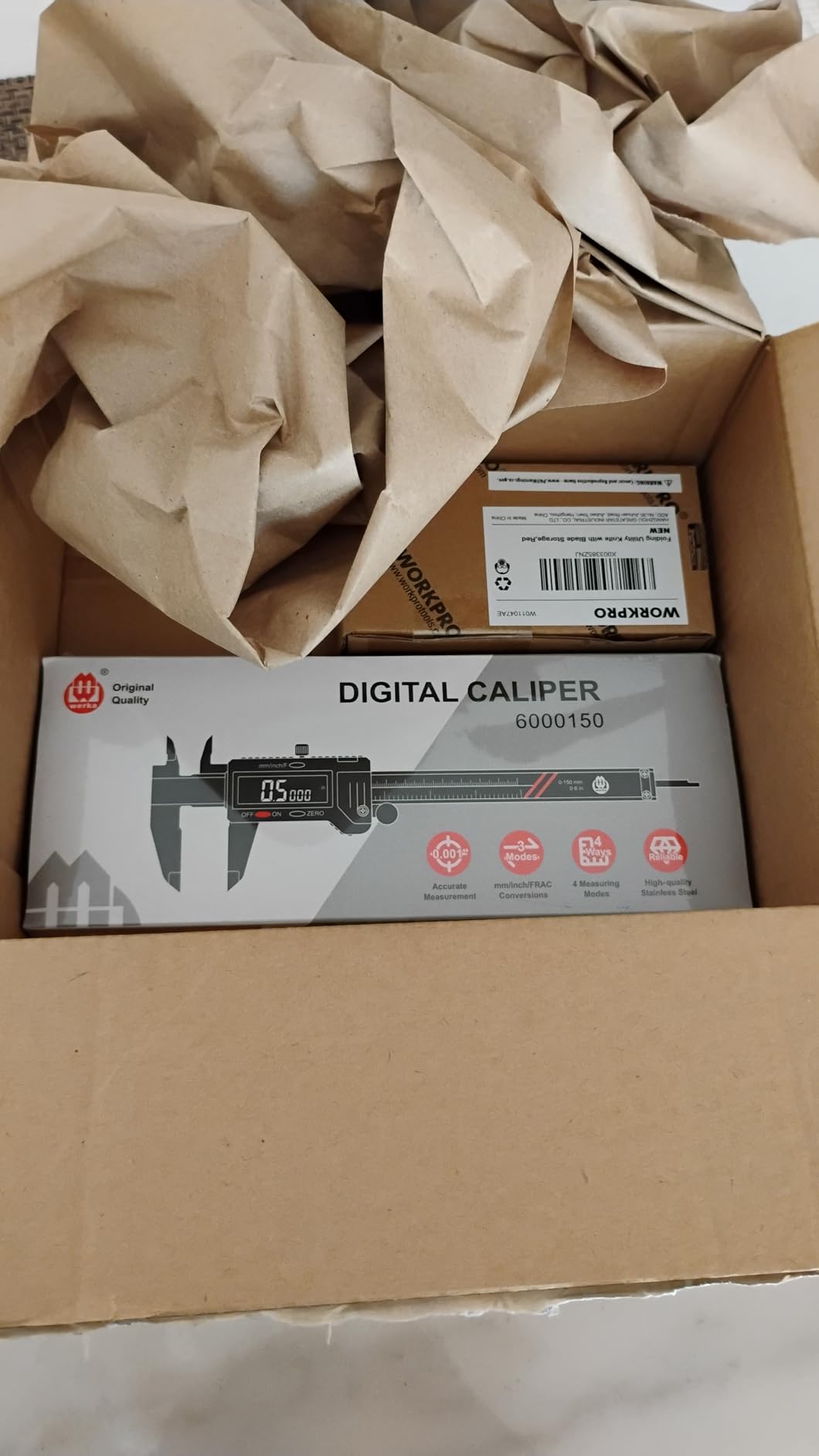 Werka Digital Caliper 0-6 Inch, Stainless Steel Measuring Tool customer photo 1
