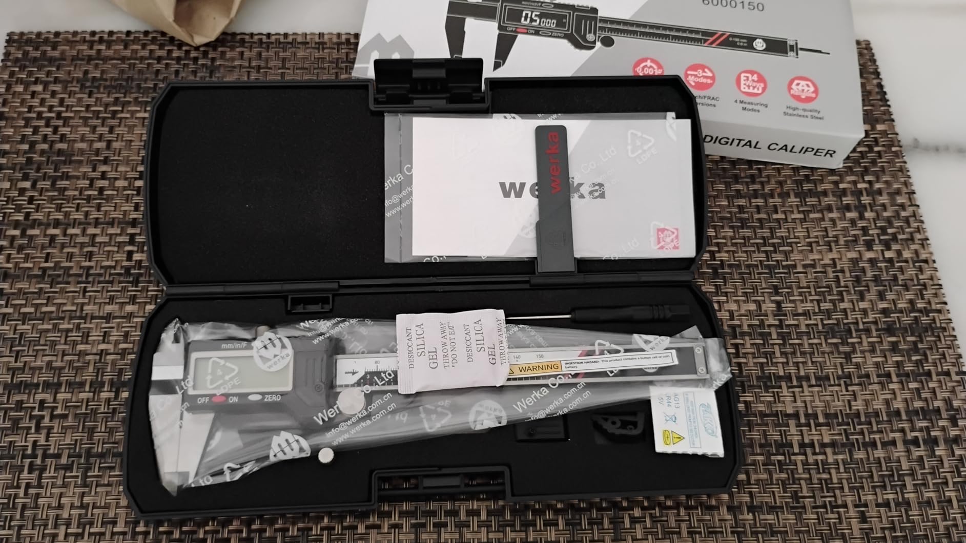 Werka Digital Caliper 0-6 Inch, Stainless Steel Measuring Tool customer photo 2