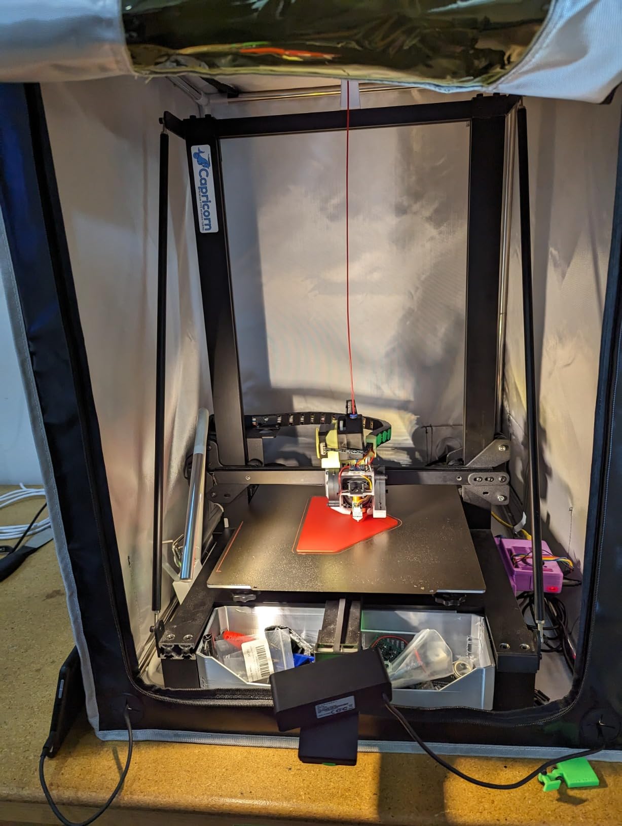 Multifunctional Resin 3D Printer Enclosure with Ventilation Kit customer photo 2