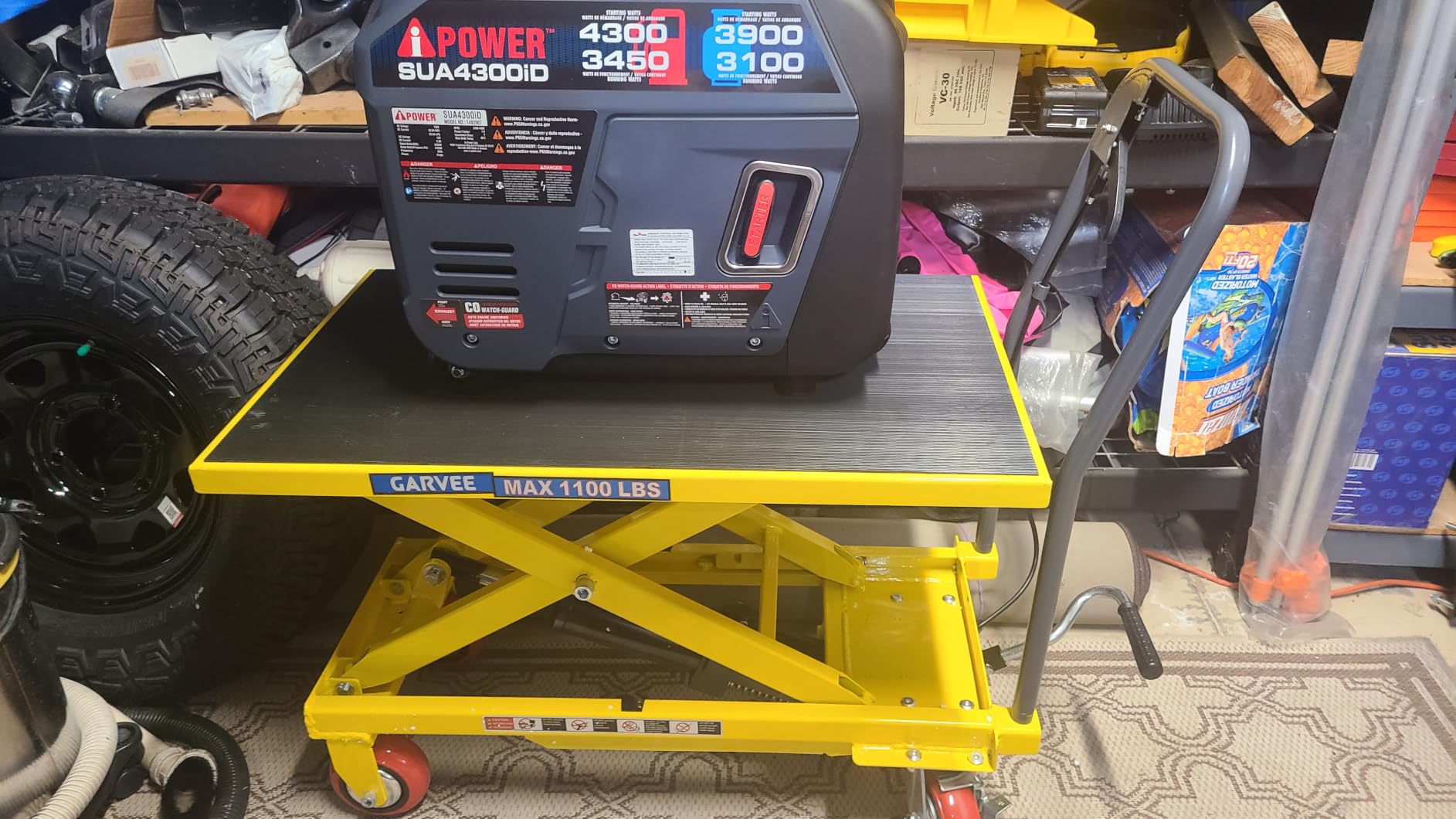 A-iPower 4300W Gas Propane Inverter Generator, Lightweight, Fuel Sense customer photo 1