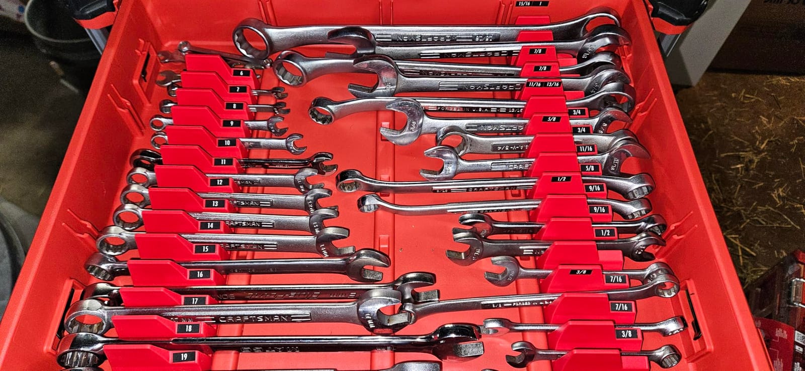 Ernst Manufacturing Wrench Pro - Modular Wrench Organizer for 40 Tools with Magnetic Base (Red) - Made in the USA customer photo 1