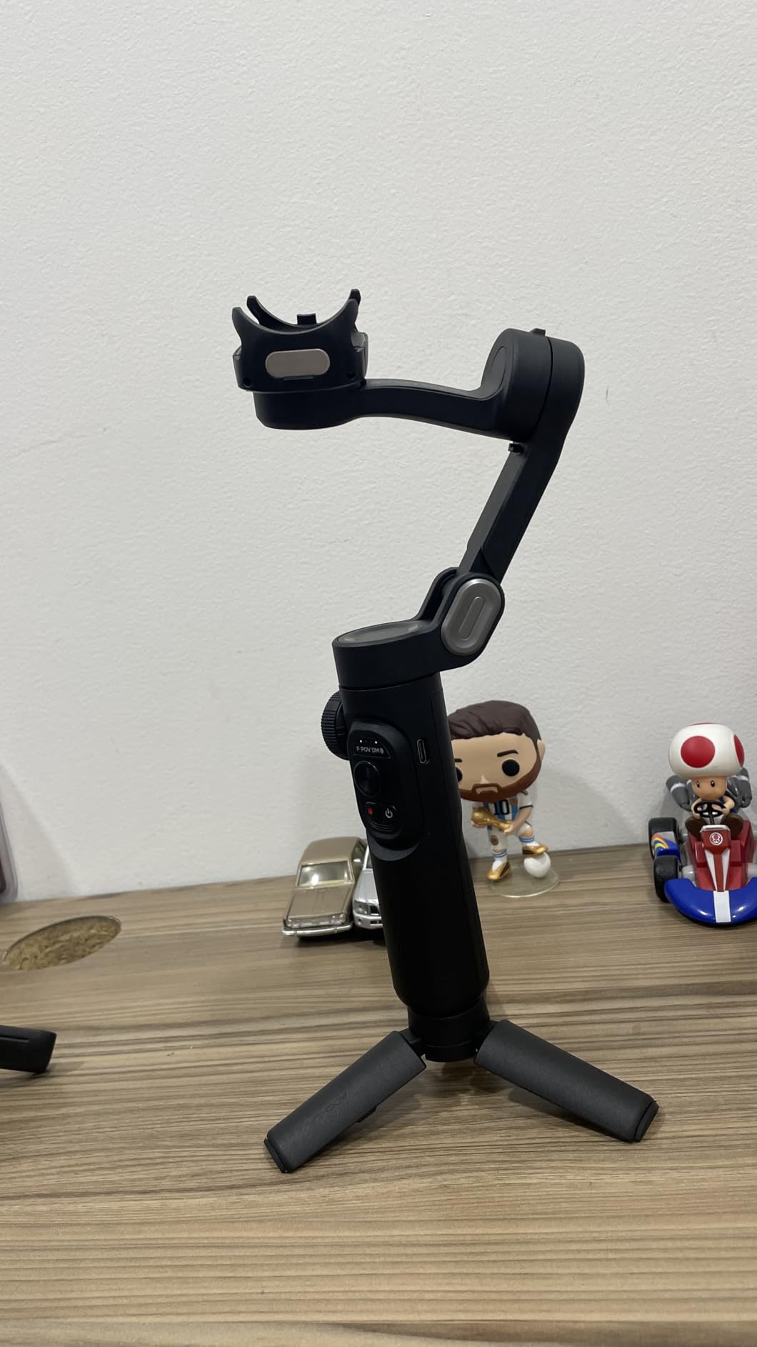 AOCHUAN Smart XE 3-Axis Phone Gimbal Stabilizer for iPhone | Foldable handheld smartphone gimbal w/focus wheel, TikTok, YouTube vlog, video creation, compatible with iPhone&Android customer photo 1