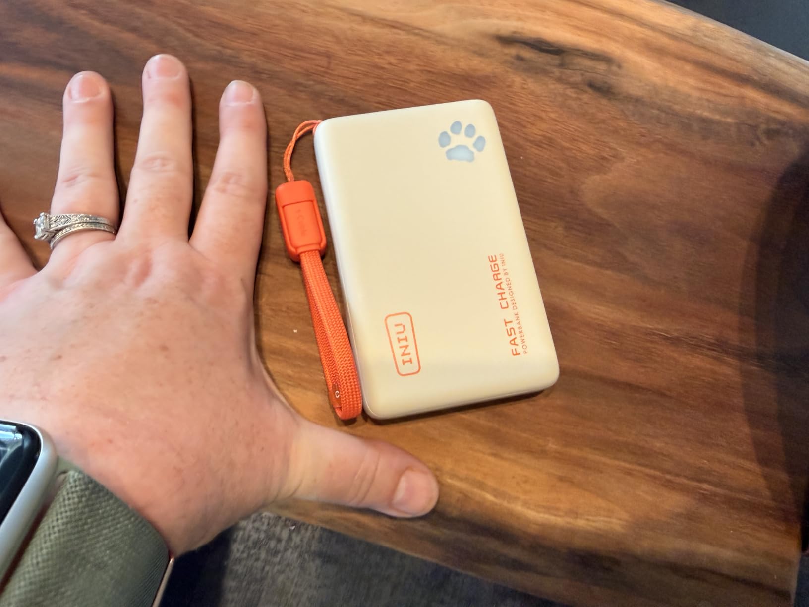 INIU 10000mAh 45W Fast Charging Portable Charger, Smaller Travel Power Bank customer photo 1