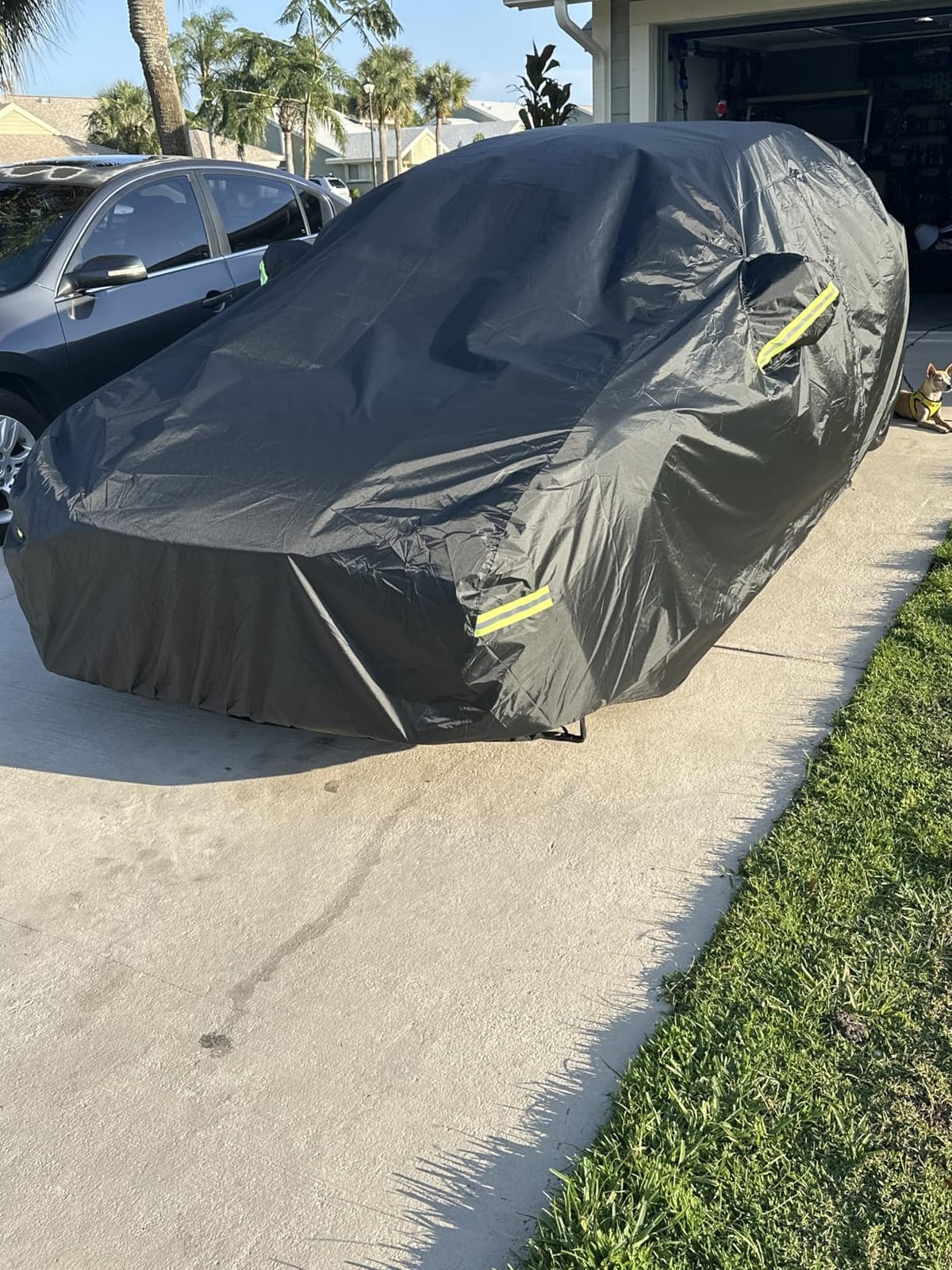 Sedan Car Cover Waterproof Outdoor Cover Fits 186-193 Inch customer photo 2