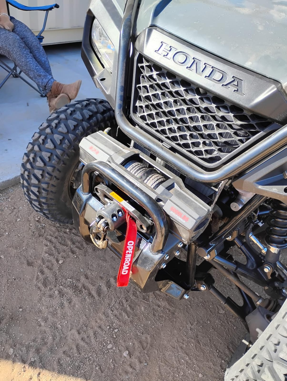 OPENROAD 4500 lb ATV/UTV Winch,12V Towing Off-Road Electric UTV Winch with 1/4