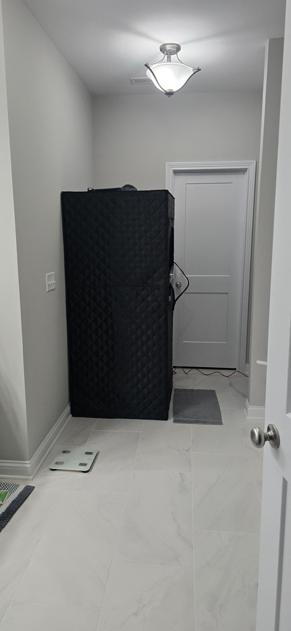 X-Vcak Upgraded Portable Sauna for Home，Relaxation, Steam Sauna for Home with Steamer, Remote Control, Folding Chair, 9 Levels customer photo 1