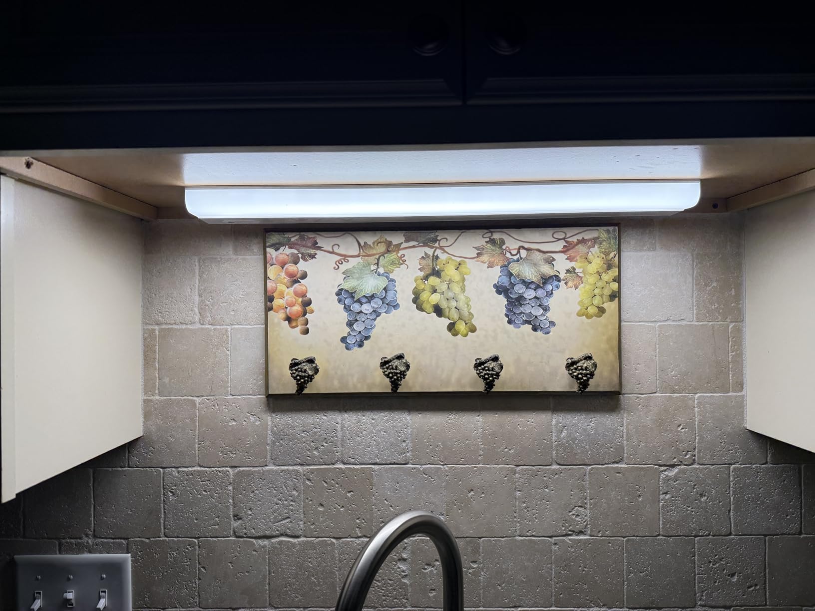 24” LED Direct Wire Under Cabinet Light - Dimmable Undercounter LED Lights for Kitchen - Selectable CCT 2700K-5000K, 612-648 Lumens, 9W - UCB Series Hardwired Under Cabinet Lighting by NICOR Lighting customer photo 2