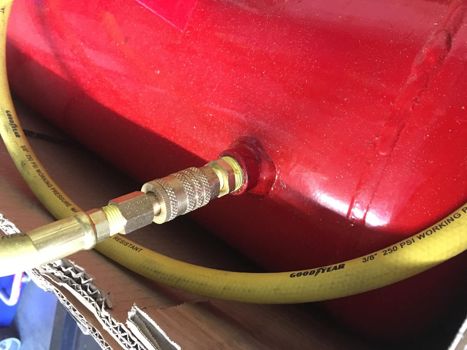 BIG RED Air Compressor Horizontal Portable Air Storage Tank with 36 