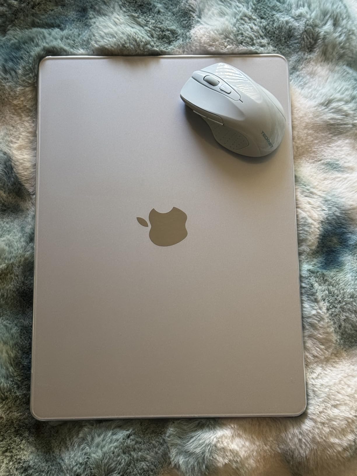 TECKNET Wireless Mouse, BT 5.0/2.4G, Rechargeable 6-DPI Silent, Grey customer photo 2