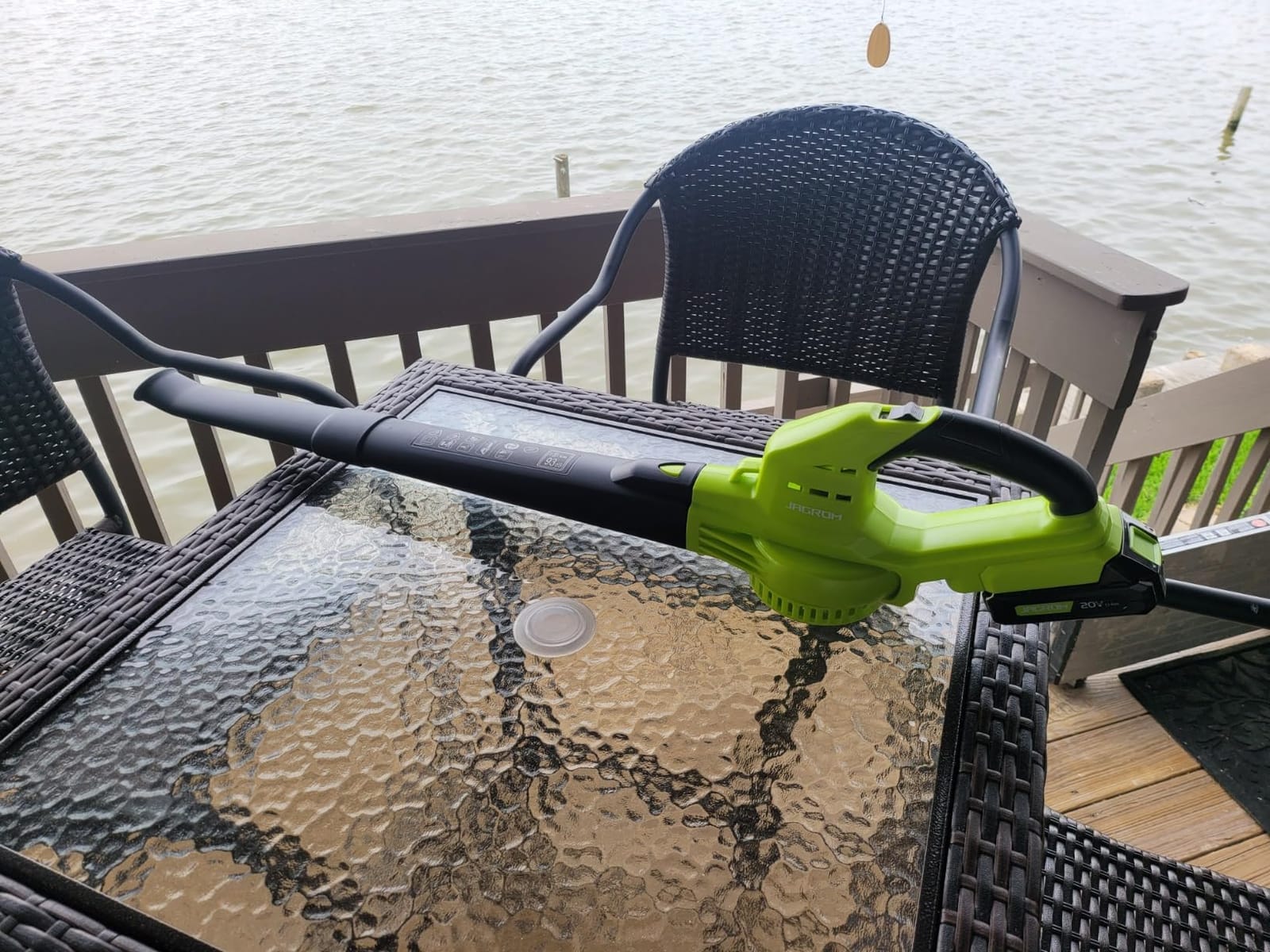 Leaf Blower Cordless with 2.0Ah Battery & Charger, 130MPH 180CFM High Speed customer photo 2