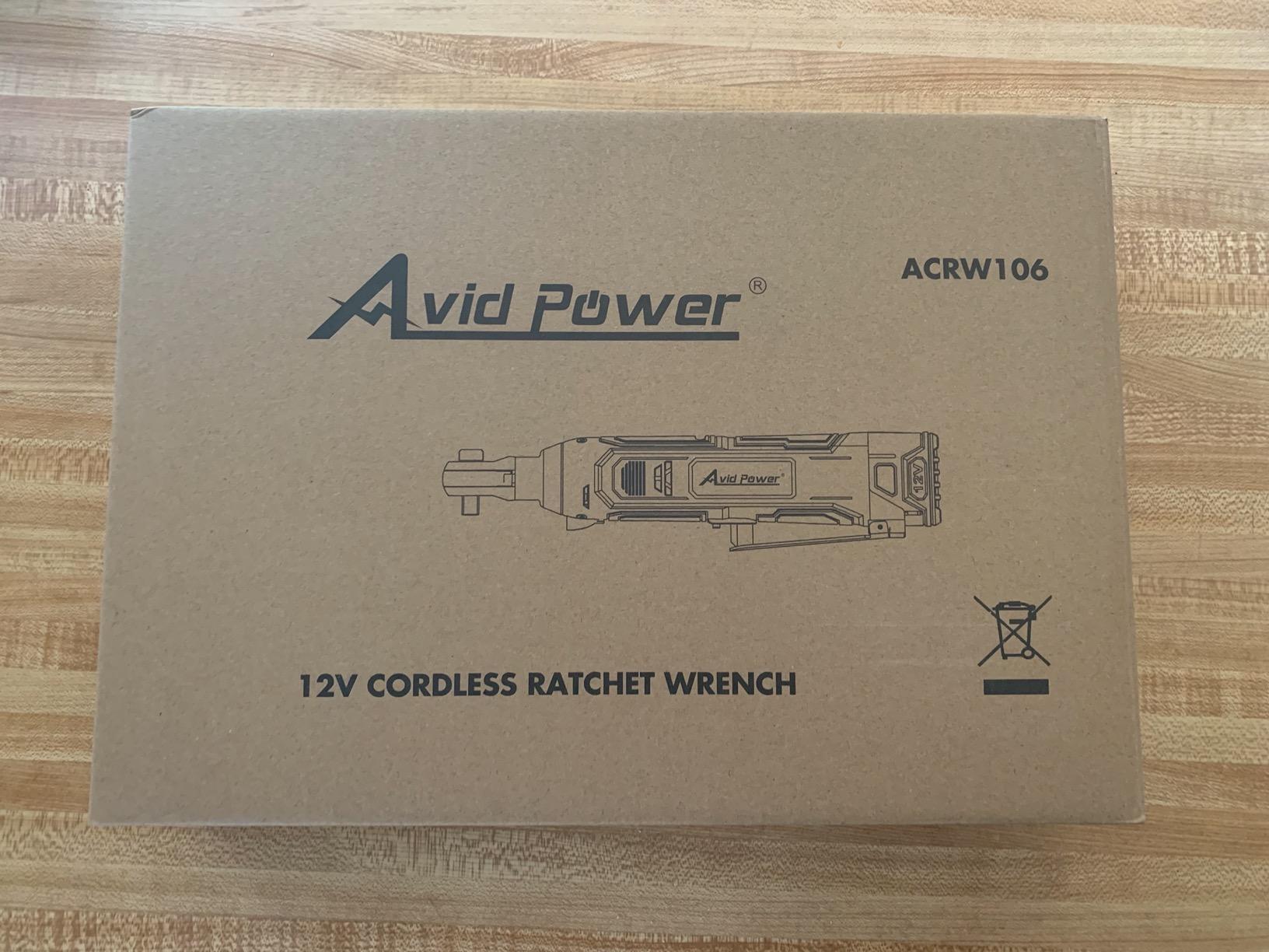 AVID POWER Cordless Power Electric Ratchet Wrench 44.2 Ft-lbs, 2 Batteries customer photo 1