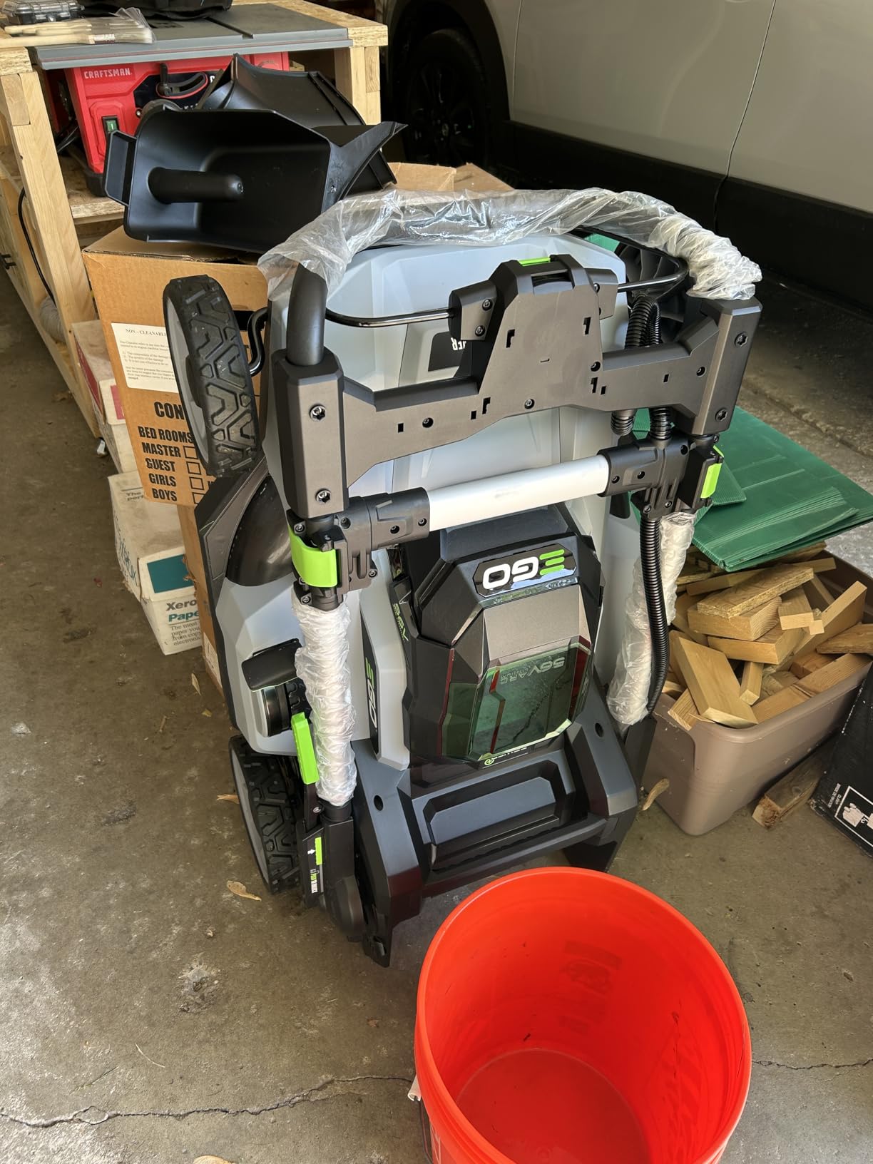 EGO Power+ Electric Lawn Mower, Cordless Push, Includes 56V 4.0Ah Battery and Charger - LM2112 customer photo 2