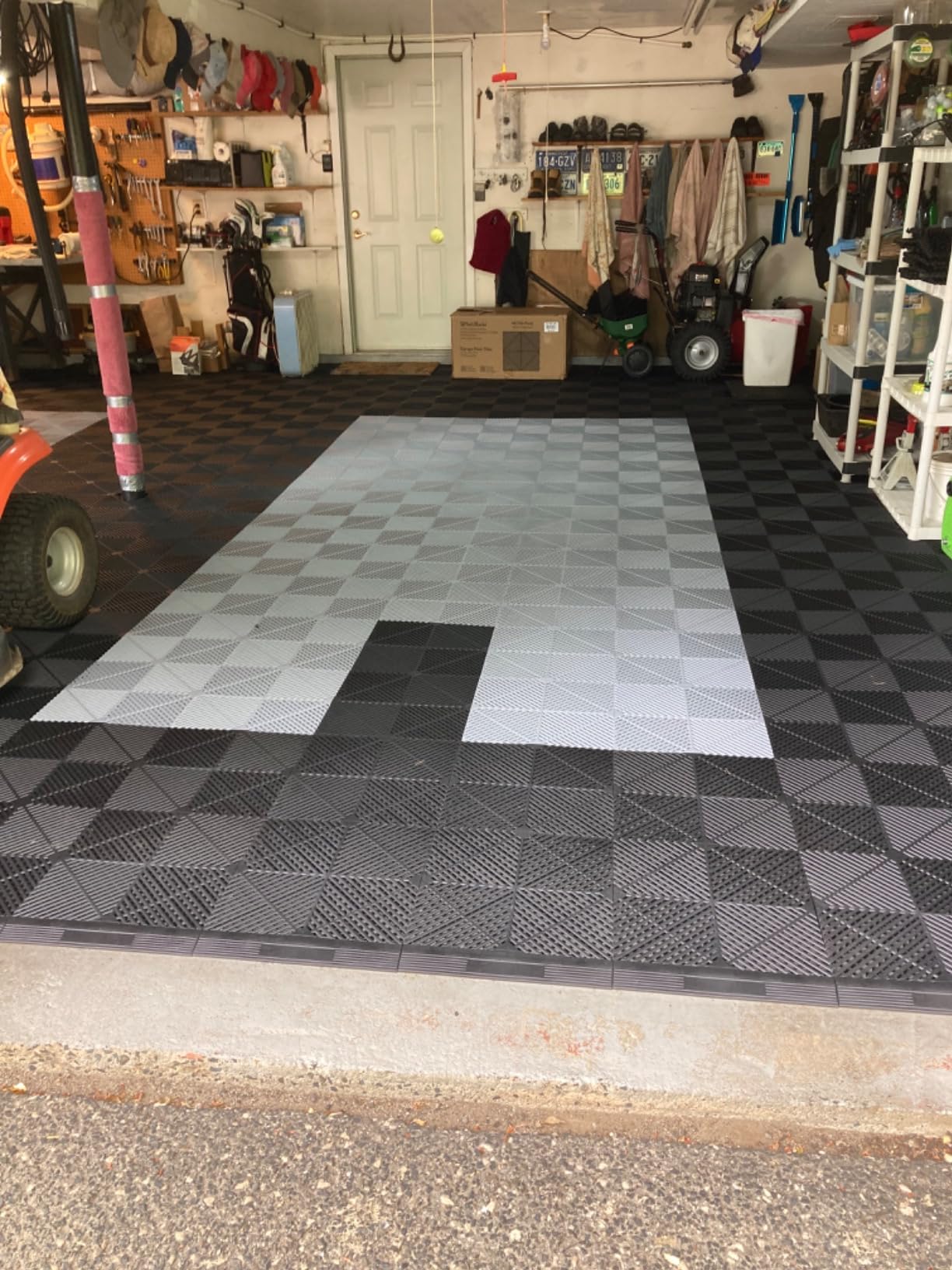 SafeRacks Vented Interlocking Garage Floor Tiles - Black, 48 Pack customer photo 1