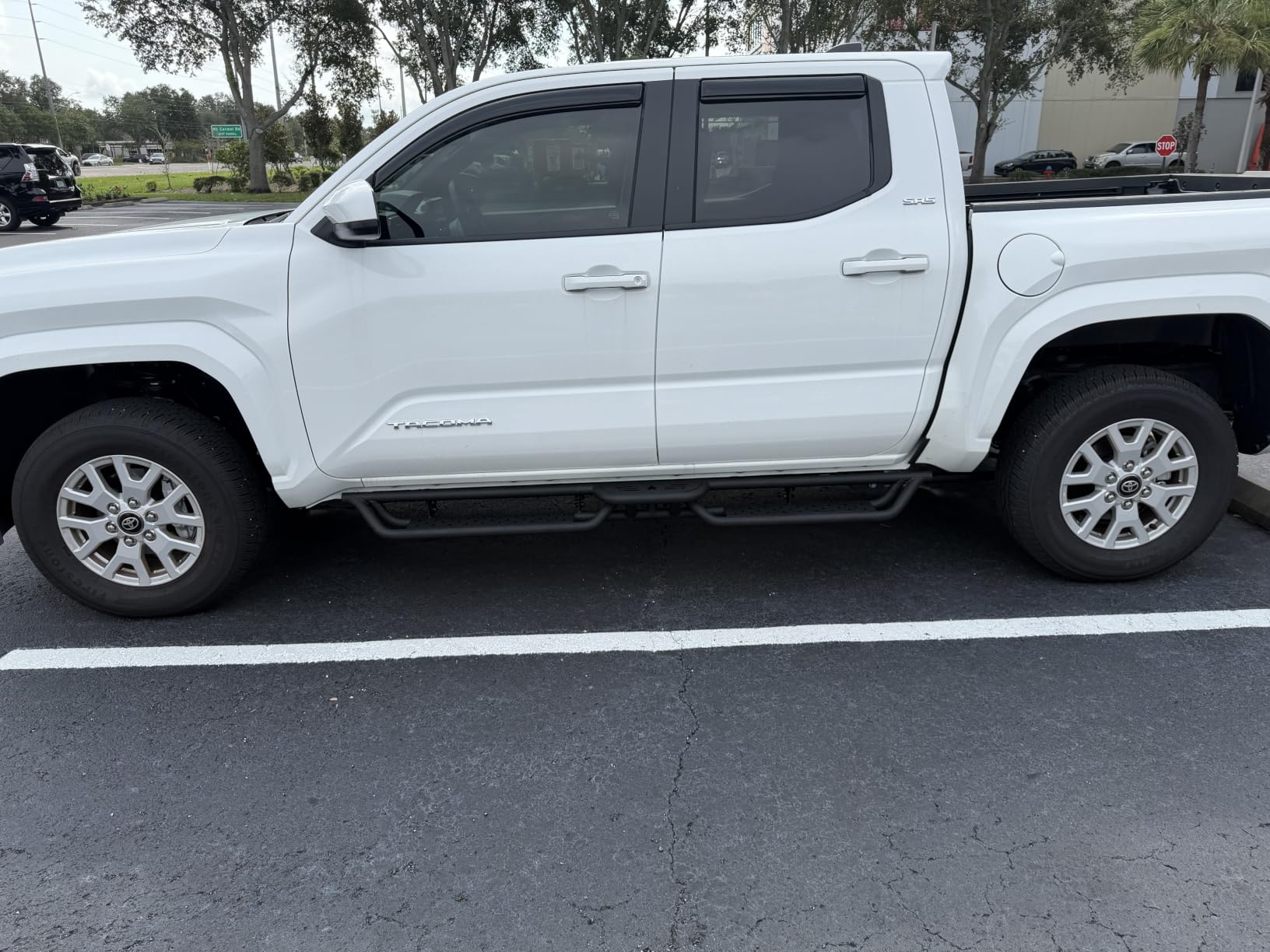Running Boards Compatible with Toyota Tacoma 2005-2023 Double/Crew Cab 4 Full Doors, 6