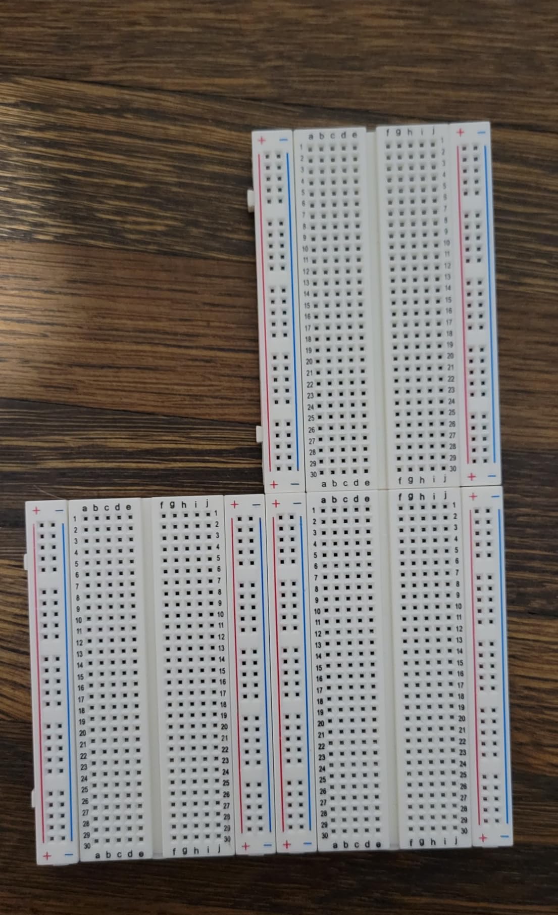 ELEGOO 400 Point Solderless Breadboard Kit, Small Prototyping Boards 6PCS customer photo 1