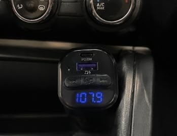 FM Transmitter Bluetooth Car Adapter, Wireless FM Radio Transmitter customer photo 1