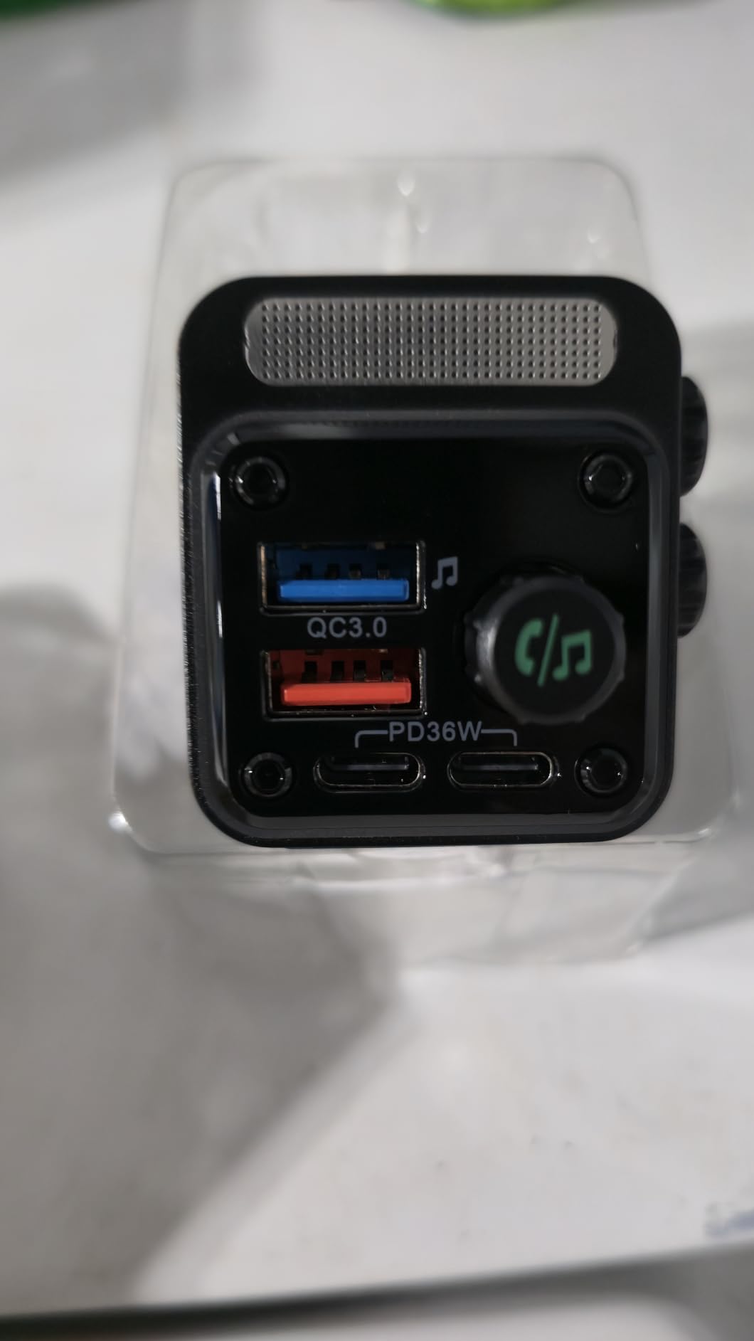 Nulaxy 54W Bluetooth 5.3 Car Adapter, FM Transmitter 4-Port Fast Charging customer photo 2