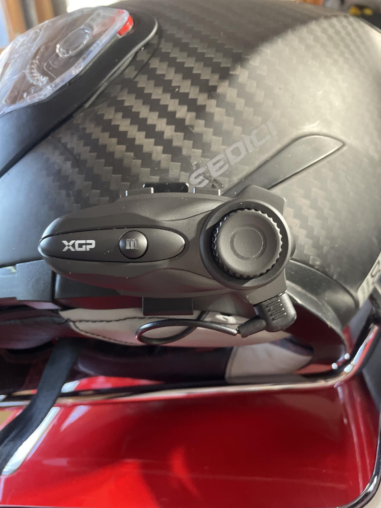 XGP X10 10 Riders Group Mesh Motorcycle Intercom, 3000m Motorcycle Bluetooth Headset V5.3 with Audio Multitasking, Helmet Communication Systems with Hi-Fi Speakers for ATV/Snowmobile,1 Pack, Grey customer photo 2