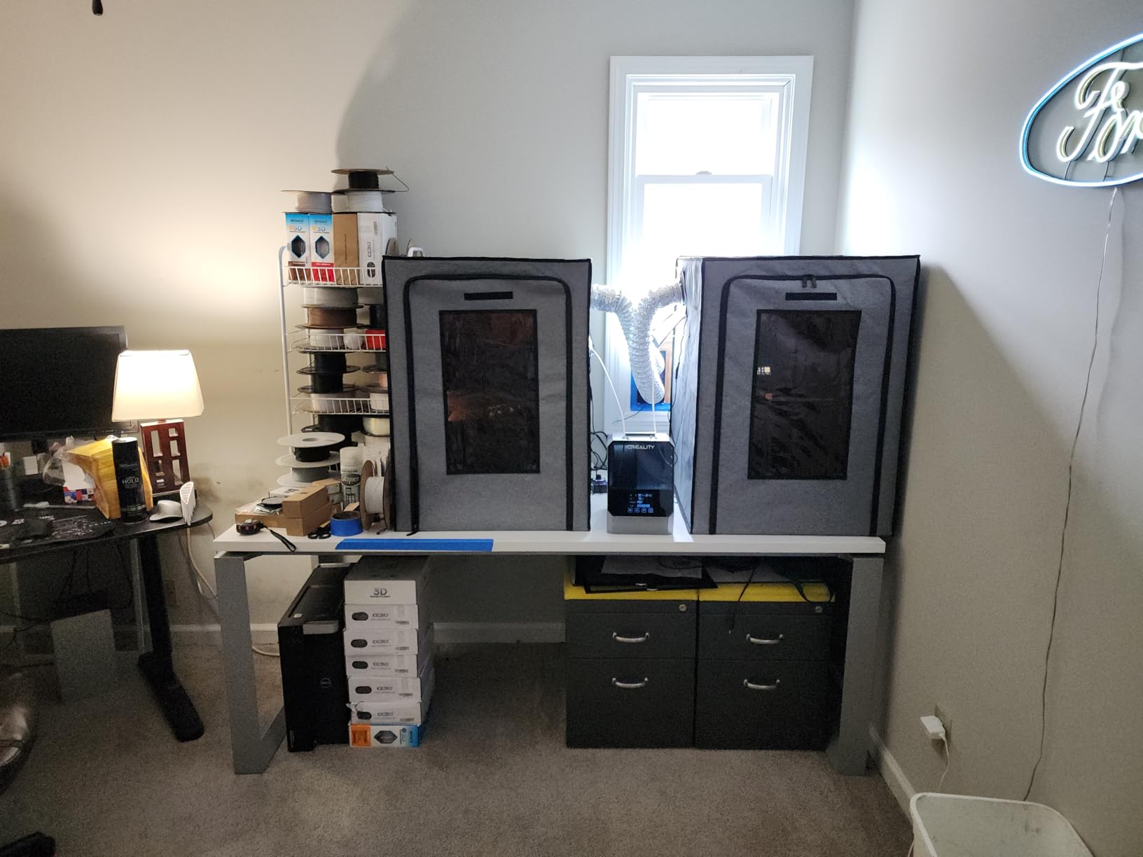 Multifunctional 3D Printer Enclosure Ventilation Eliminate Odors Tent Cover customer photo 2