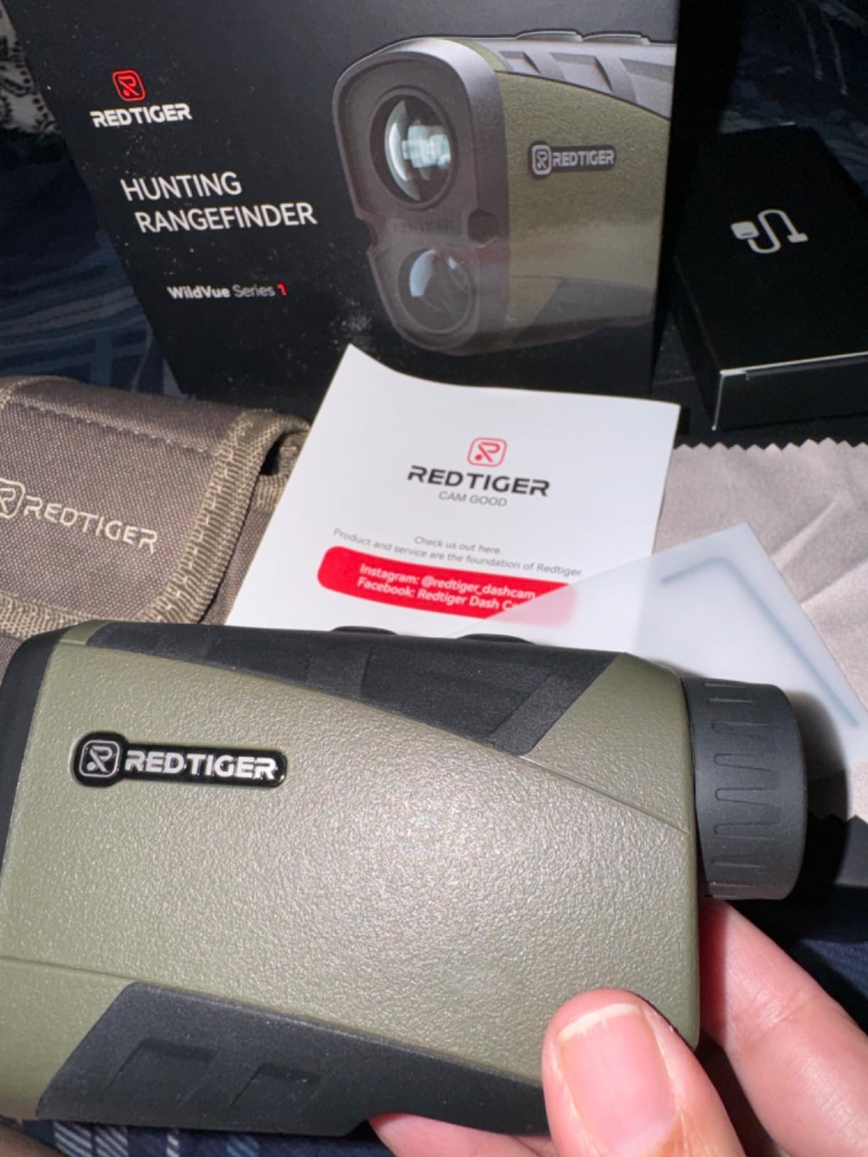 REDTIGER H002 Hunting Rangefinder with Angle & Speed, 1600 Yards customer photo 2