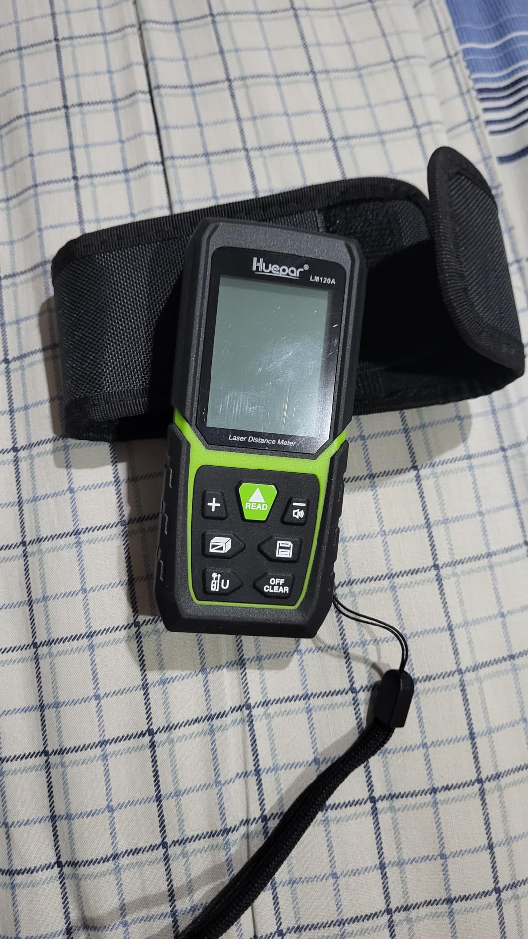 Huepar 2026 Upgraded Dual Laser Measuring Tool 395Ft, Phone App, Green Beam customer photo 2