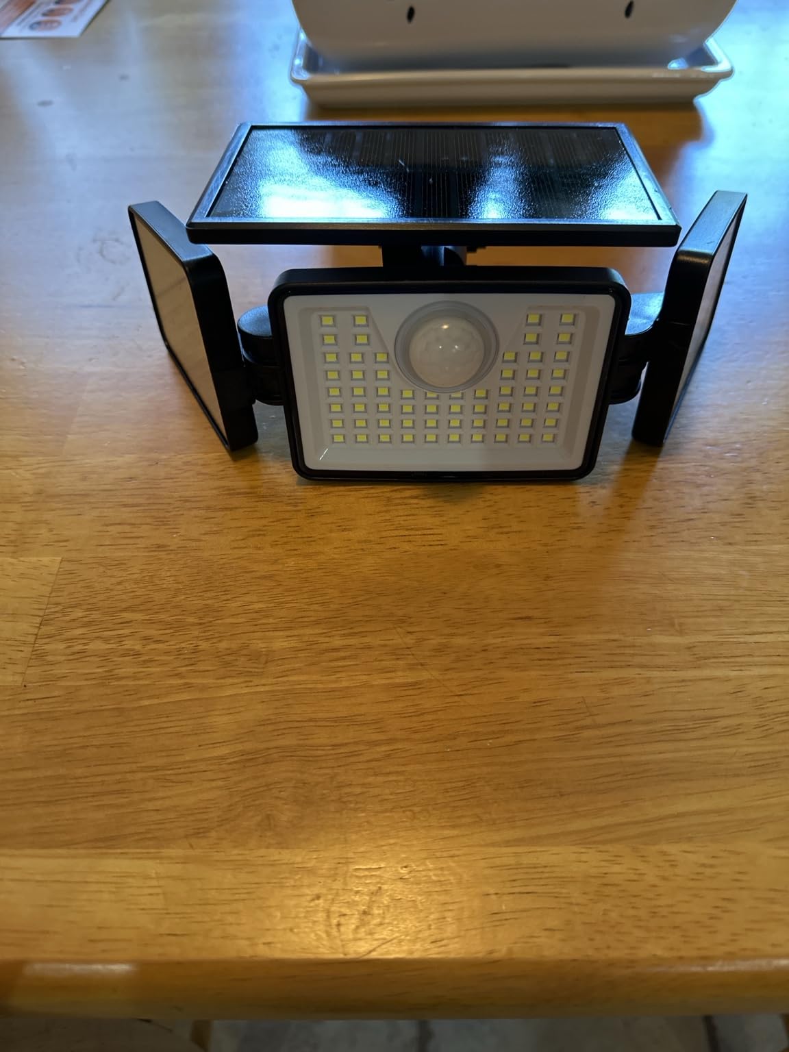 daphino 2500LM Solar Lights, Motion Sensor Outdoor Lights, 3-Head, 2 Pack customer photo 2