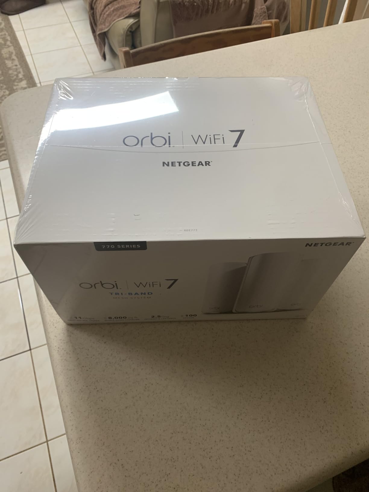 NETGEAR Orbi 770 Series WiFi 7 Mesh System, Up to 8,000 sq ft., 3 Pack customer photo 2