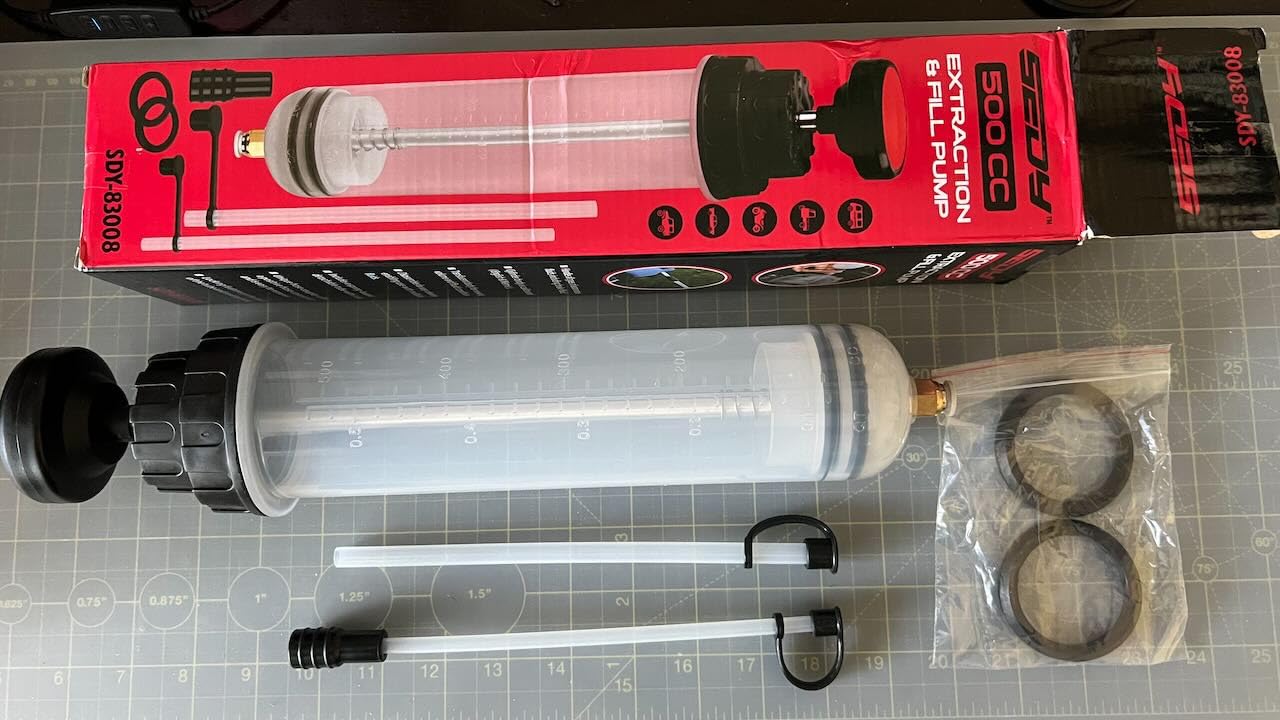 SEDY 500CC Fluid Extractor, Multi-Purpose Oil Syringe, Oil Suction Pump, Manual Extraction and Filling Pump, Automotive Oil Syringe(17.6 Oz./0.45 Qt./500 CC) customer photo 2