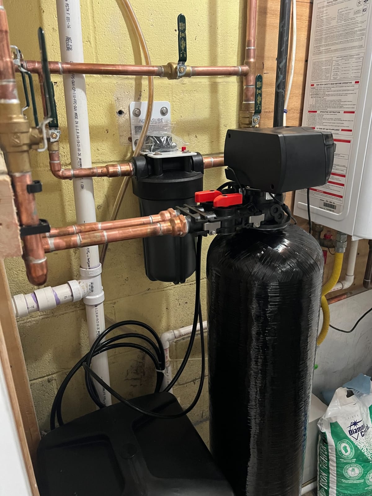 Aquasure Whole House Water Filtration Bundle w/Water Softener, 75 GPD RO System & Dual Purpose Sediment/GAC Pre-Filter (72,000 Grains) customer photo 2