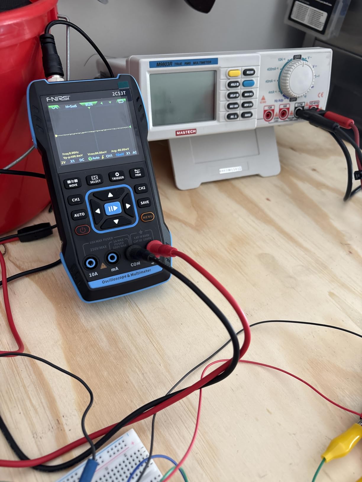 FNIRSI 2C53T 3-in-1 50MHz 2CH Oscilloscope Multimeter DDS Signal Generator customer photo 1