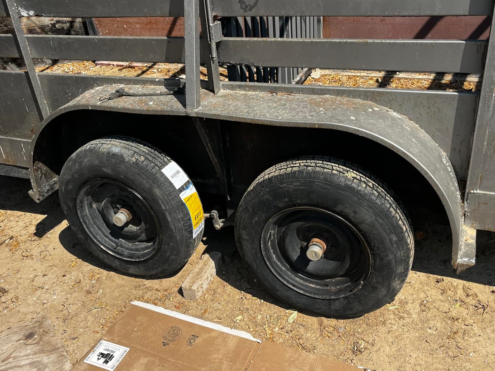 DEMETER Set 4 Radial Trailer Tires 205/75R15,Heavy Duty ST 205/75R15, 8 Ply Load Range D All Season Traction customer photo 1
