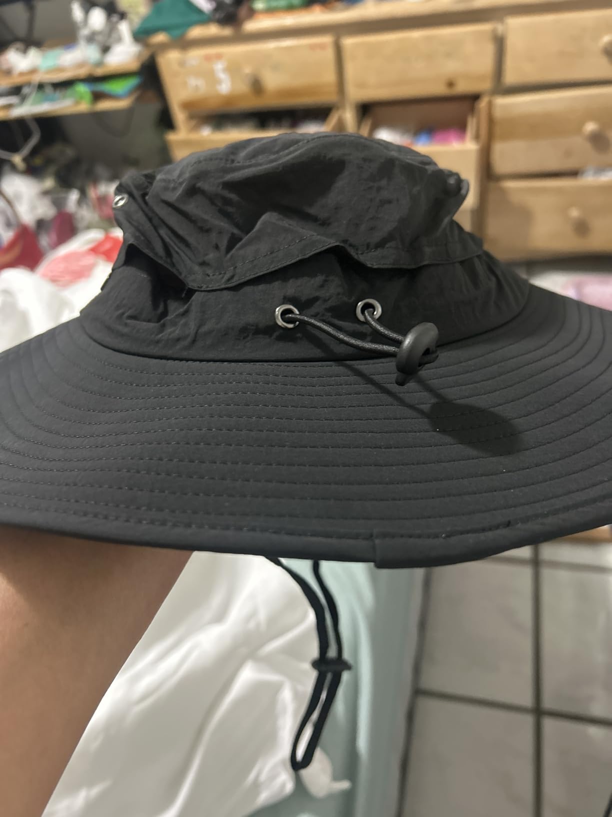 FURTALK Sun Hats for Women Wide Brim Bucket Hat Ponytail Hole Outdoor UPF customer photo 2